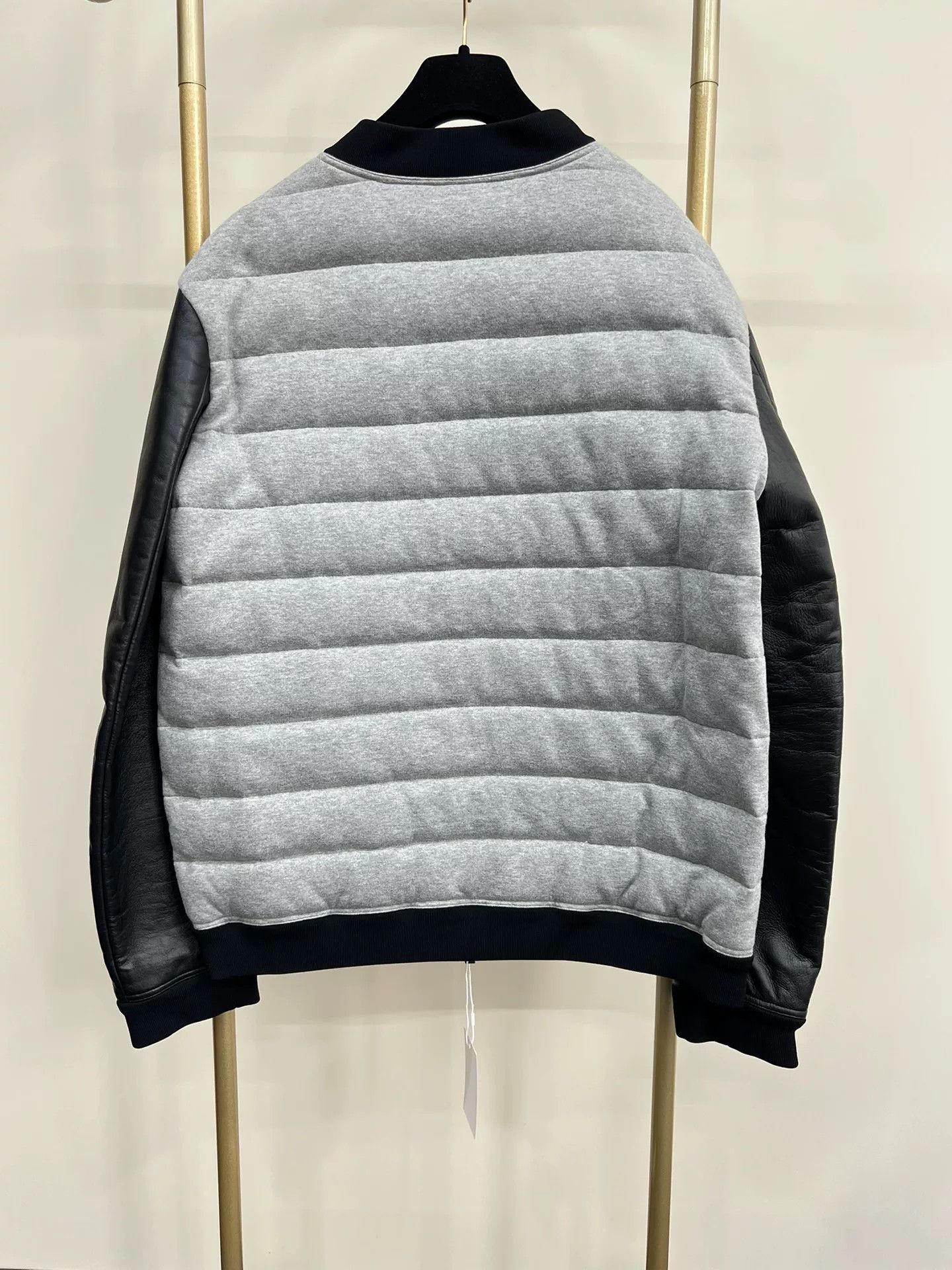 Valentino Valentino Men's Leather Panel Down Jacket XL Size US XL / EU 56 / 4 - 2 Thumbnail