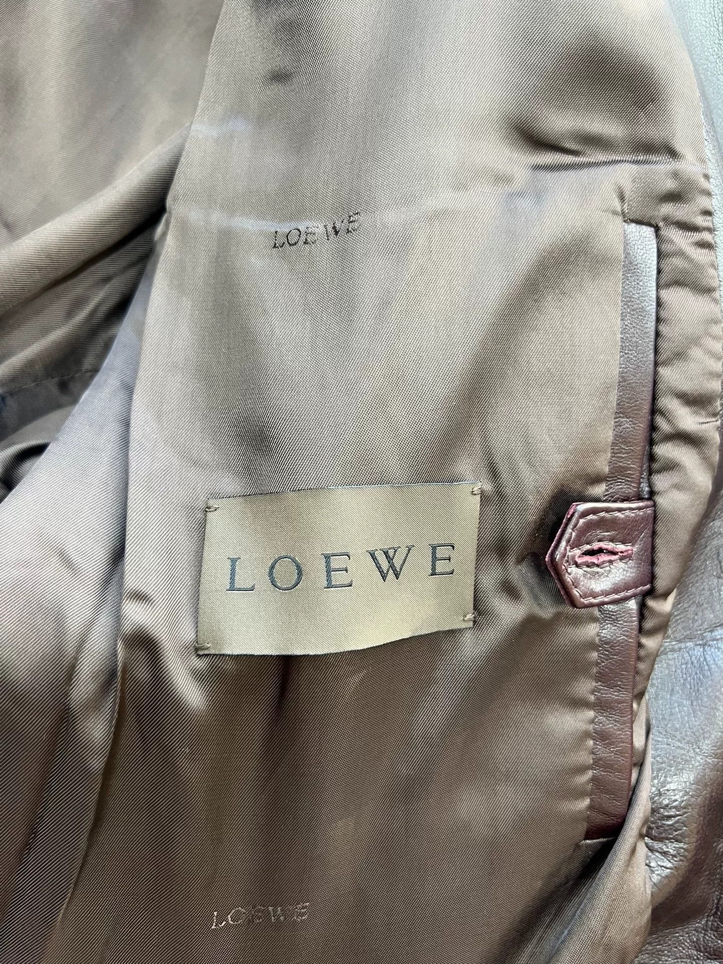 Loewe LOEWE Lambskin Four-Pocket Leather Jacket XXL Size US XXL / EU 58 / 5 - 4 Thumbnail