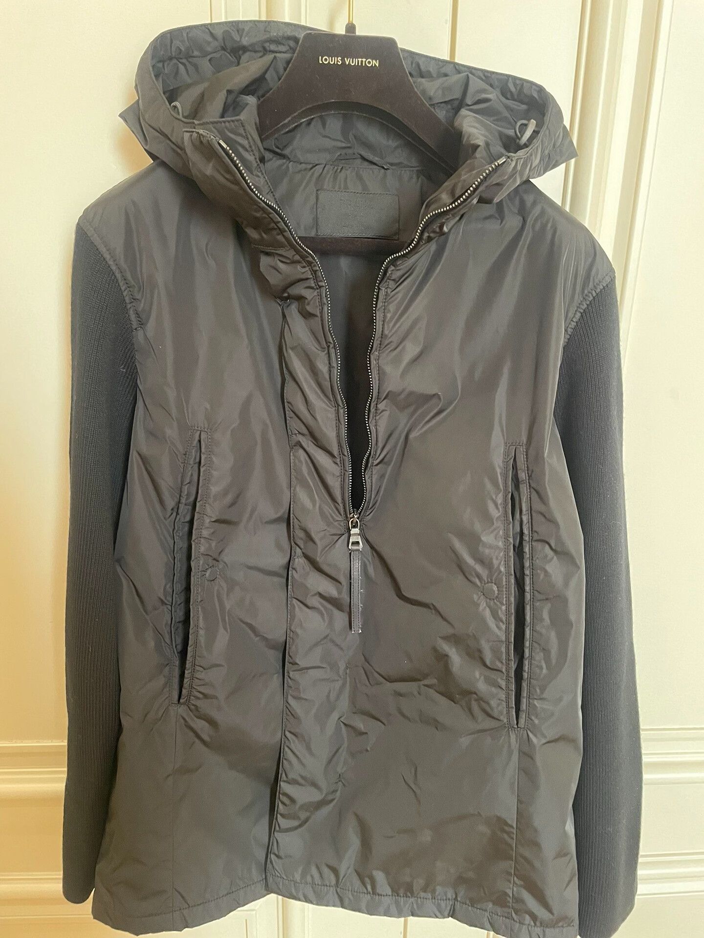 Prada Prada Men's Hooded Padded Jacket Size US M / EU 48-50 / 2 - 9 Thumbnail