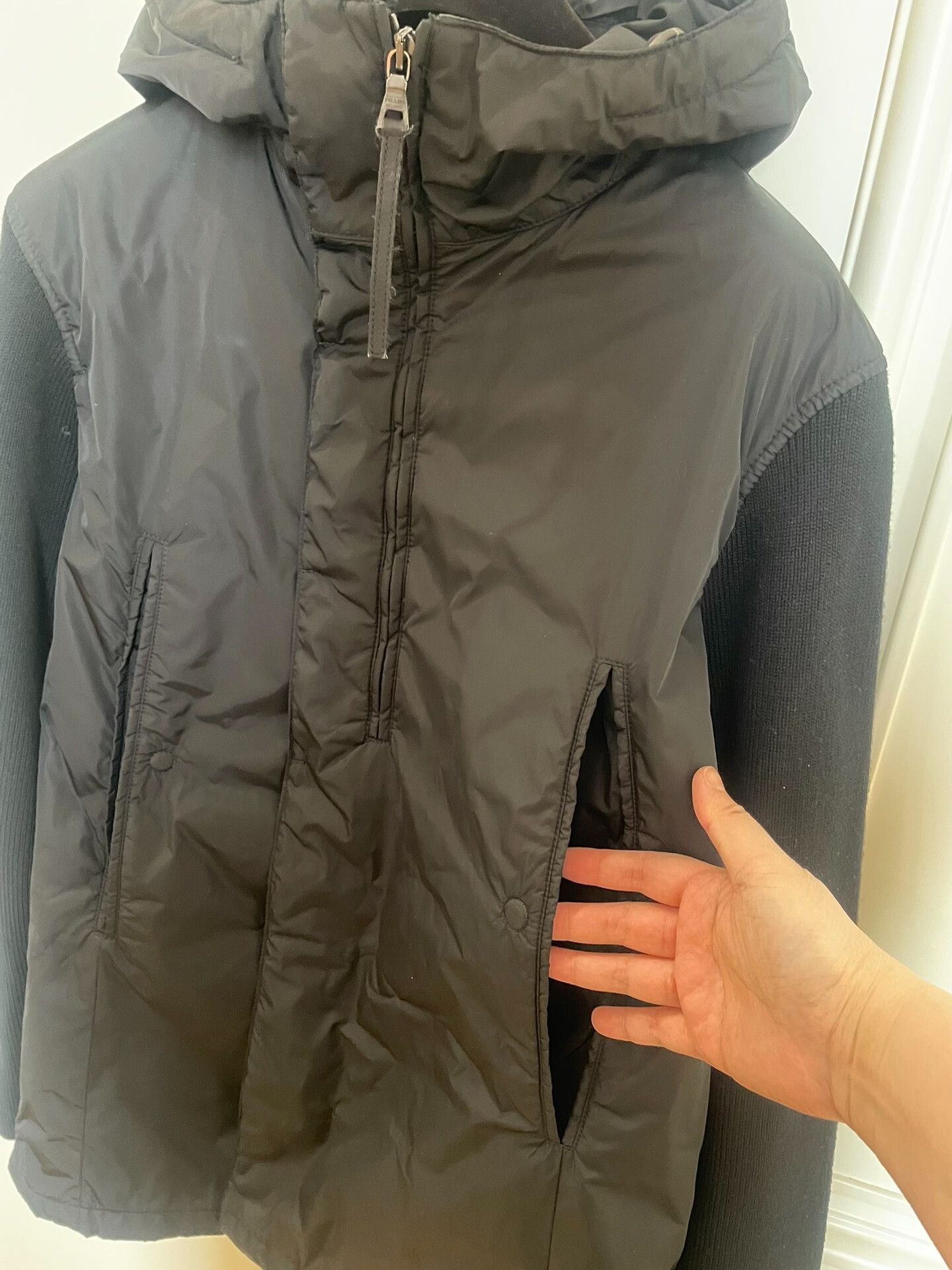 Prada Prada Men's Hooded Padded Jacket Size US M / EU 48-50 / 2 - 5 Thumbnail