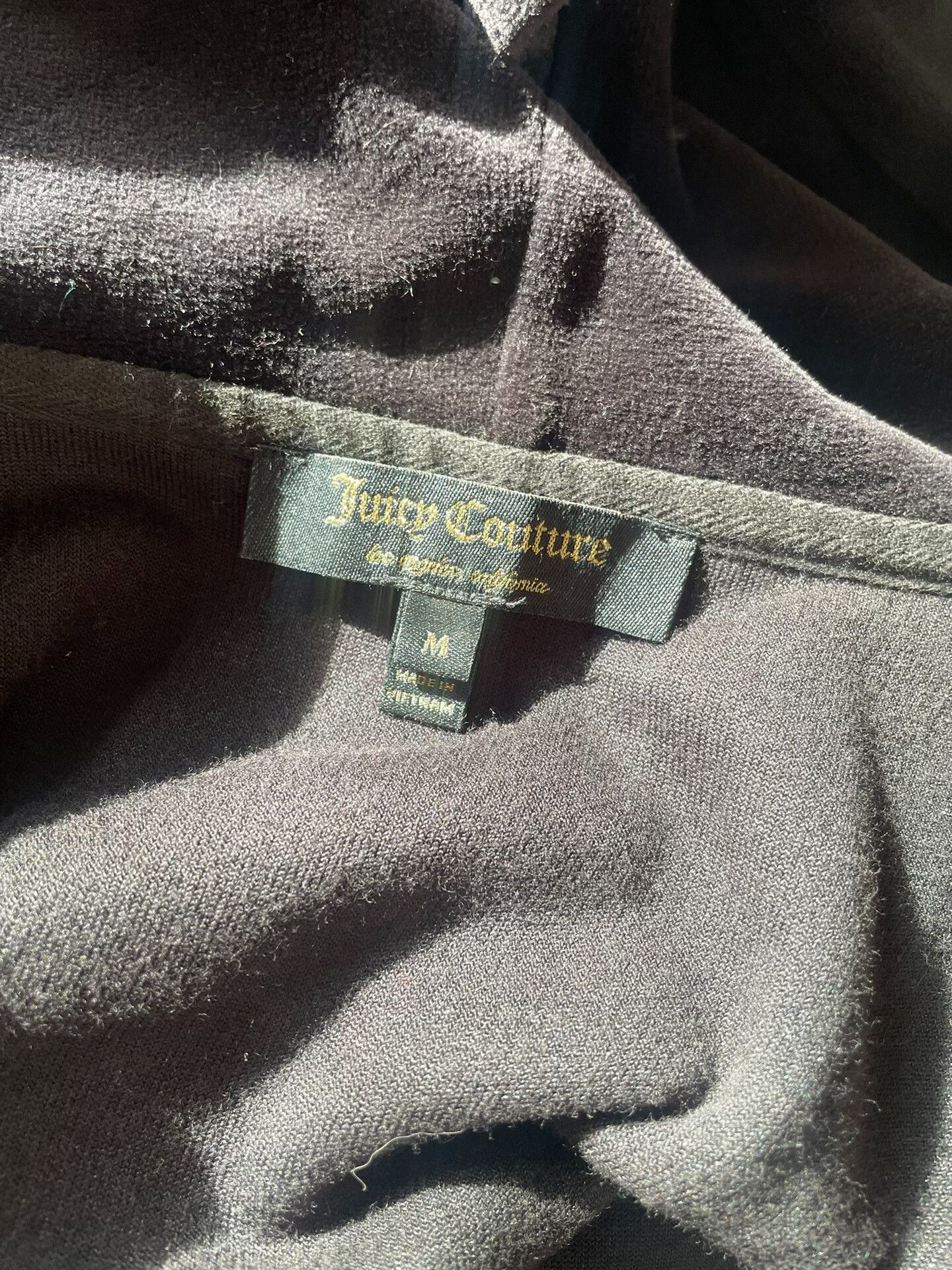 Juicy Couture Juicy Couture Black Velvet Tracksuit Set Size M / US 6-8 / IT 42-44 - 9 Thumbnail