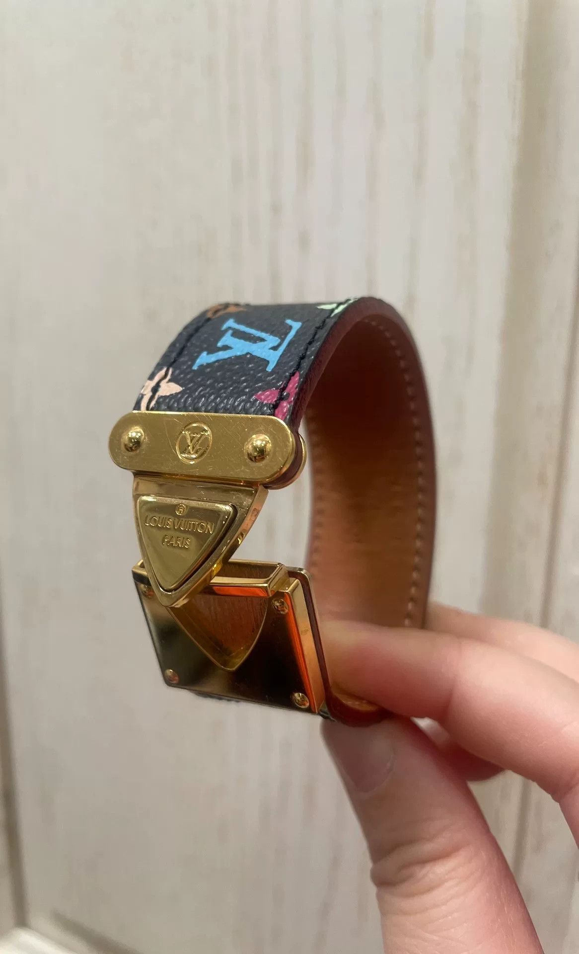 Louis Vuitton Louis Vuitton Black Multicolor Bracelet S Size ONE SIZE - 2 Thumbnail