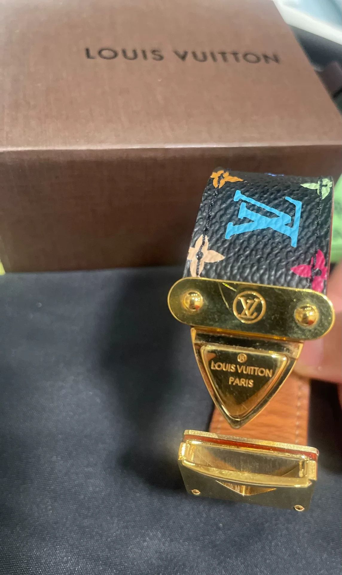 Louis Vuitton Louis Vuitton Black Multicolor Bracelet S Size ONE SIZE - 3 Thumbnail