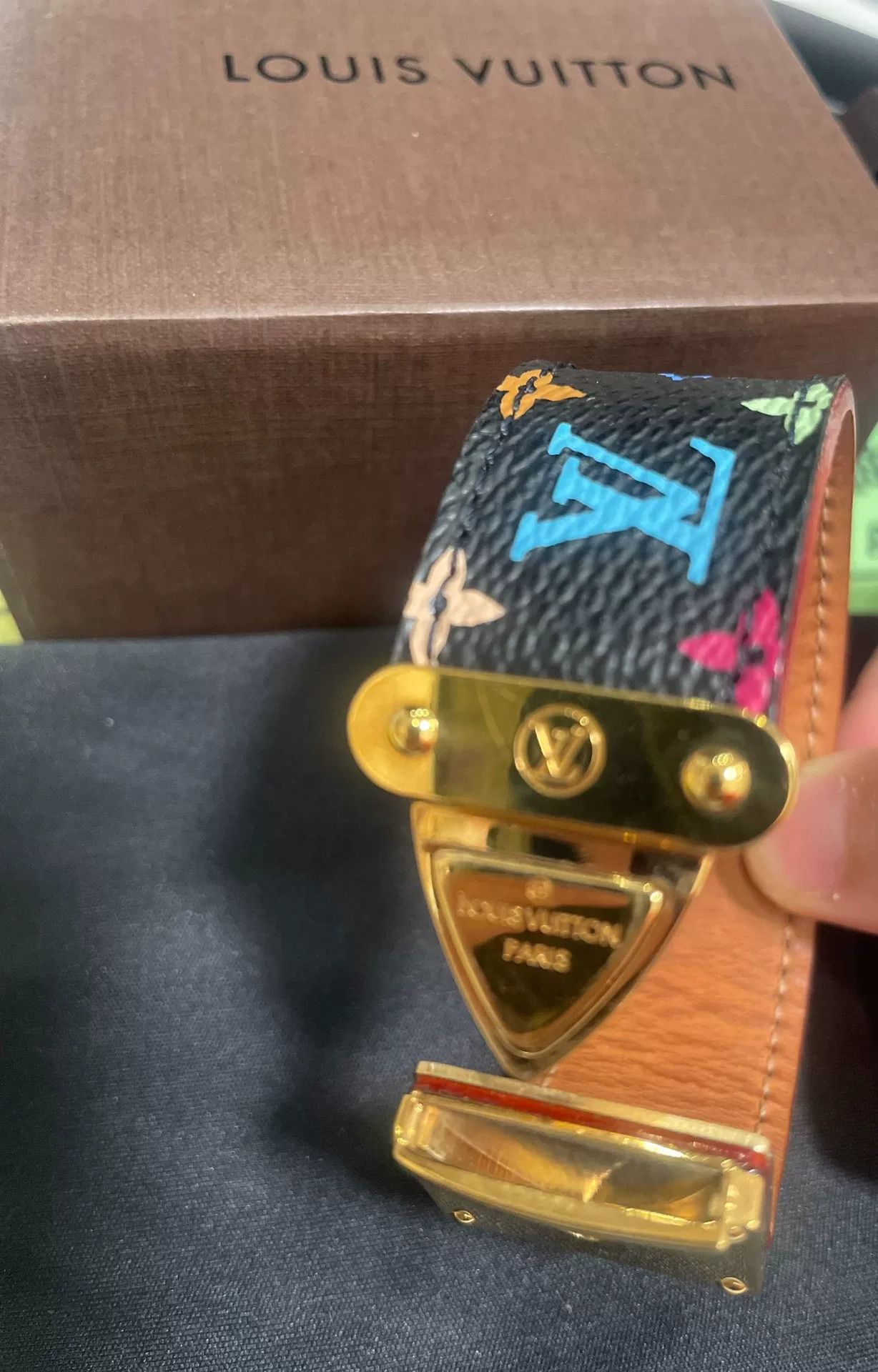 Louis Vuitton Louis Vuitton Black Multicolor Bracelet S Size ONE SIZE - 8 Thumbnail