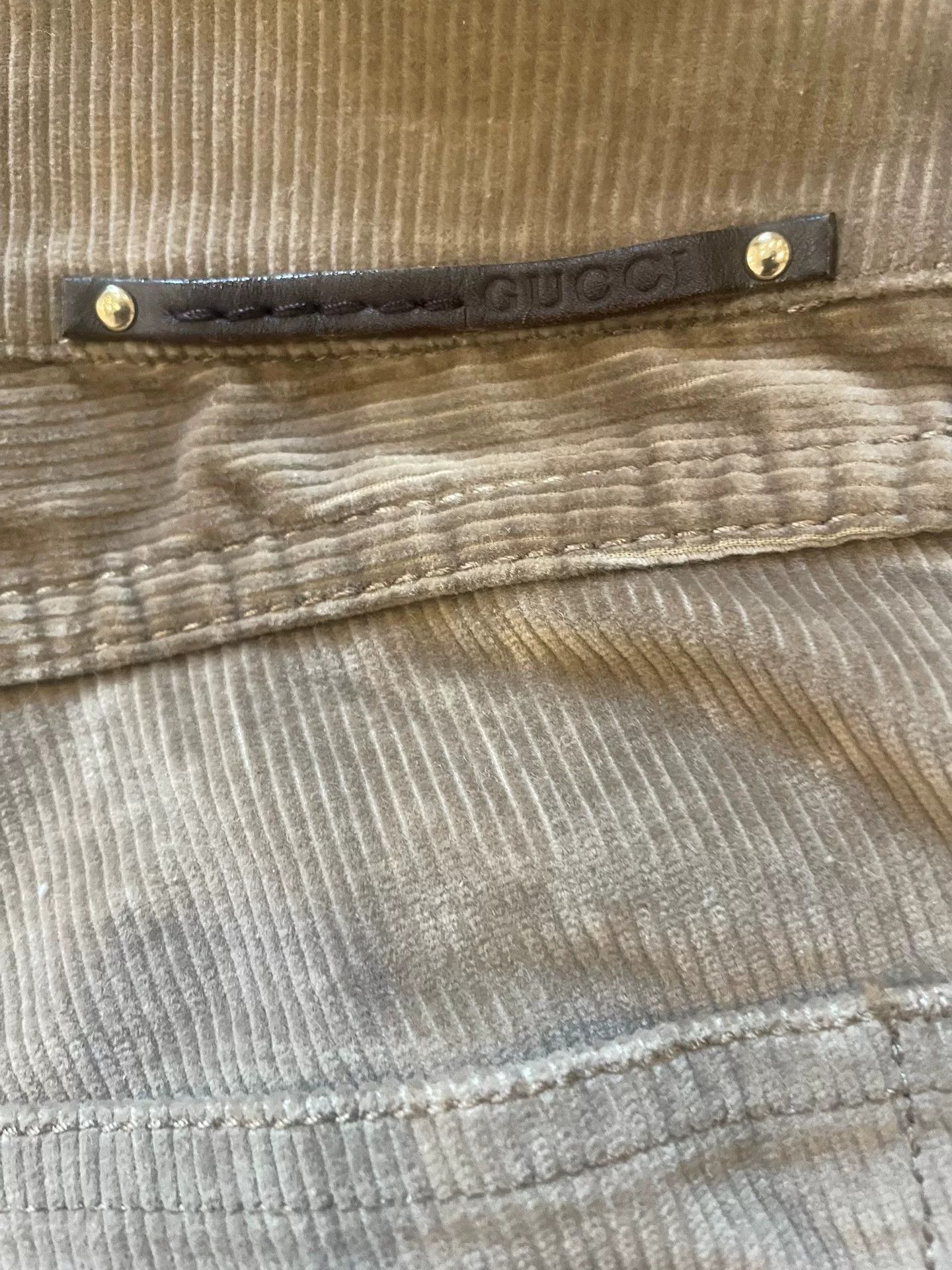 Gucci Gucci Women's Cropped Button Pants Size 40" / US 18 - 4 Thumbnail