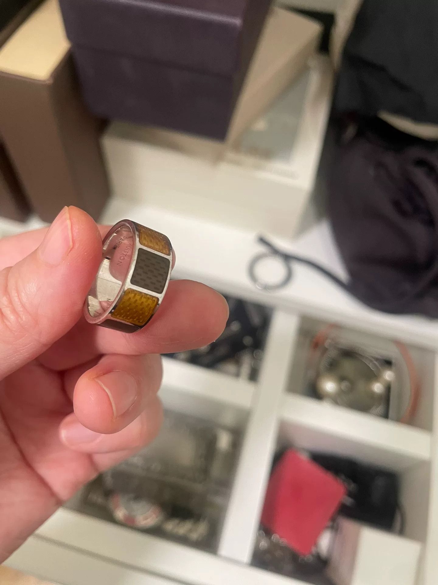 Louis Vuitton Louis Vuitton Ring Size S Size ONE SIZE - 5 Thumbnail