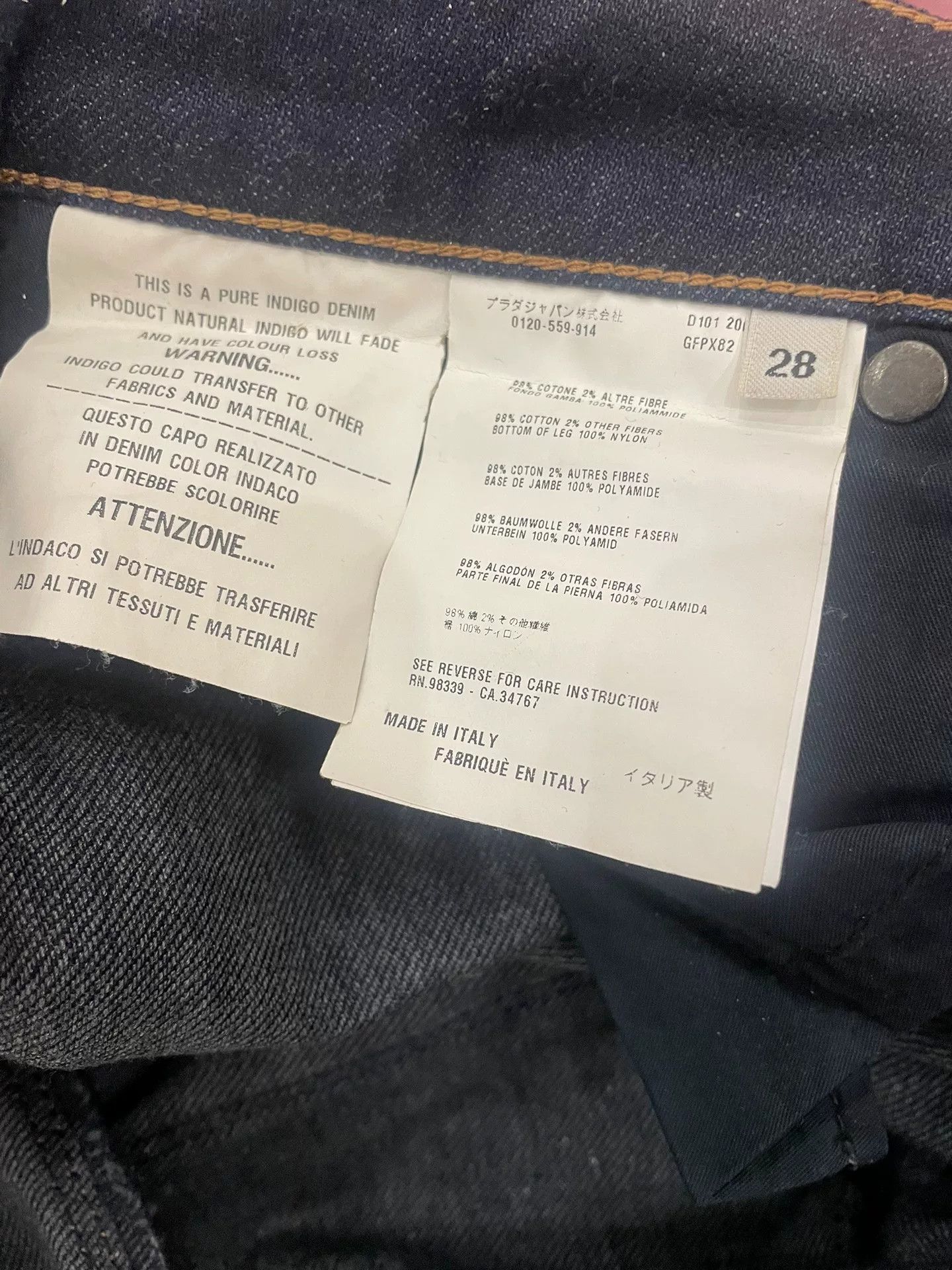 Prada Prada Black Label Rolled Hem Jeans Size 28" / US 6 / IT 42 - 6 Thumbnail