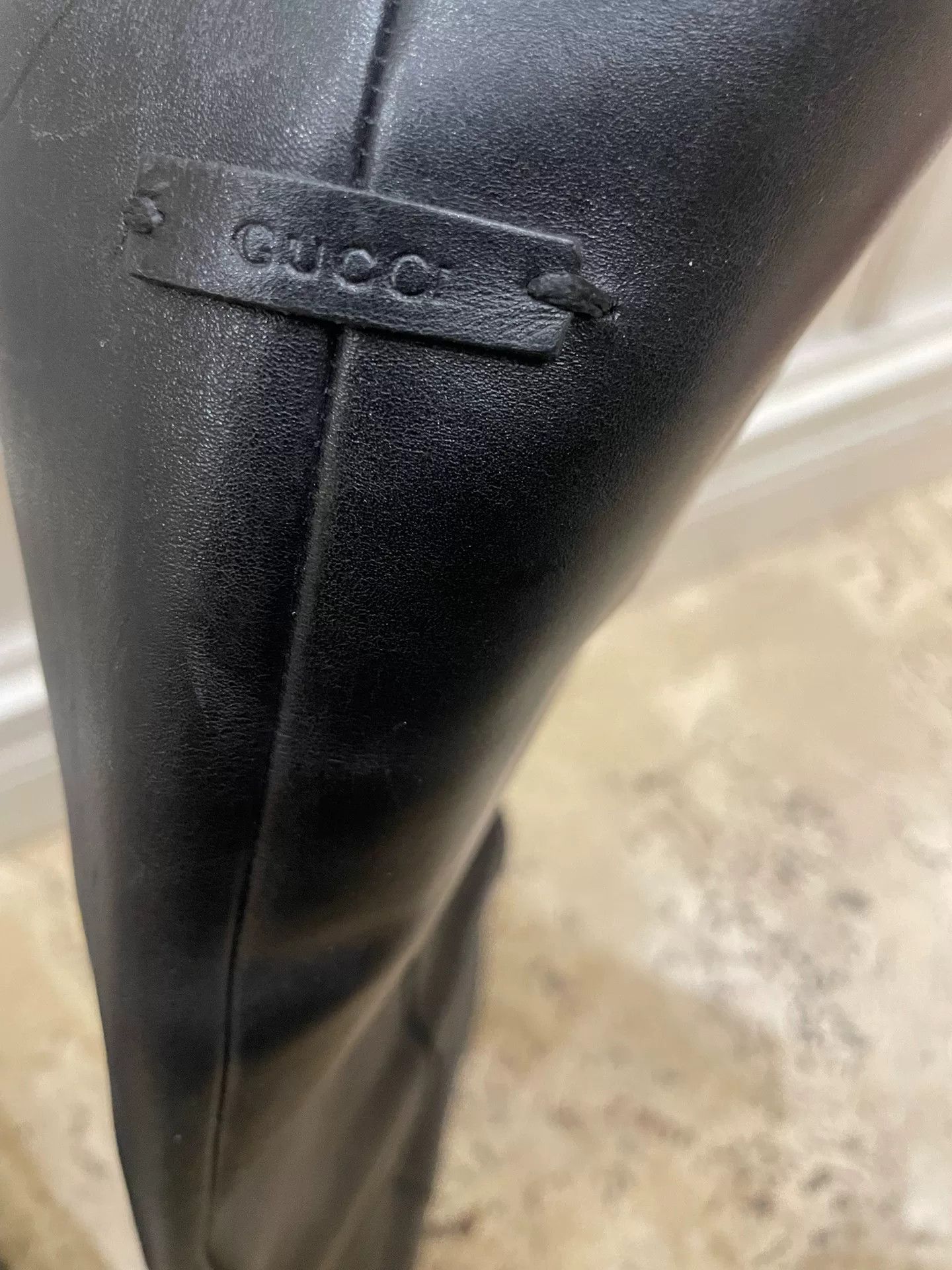 Gucci Gucci Black Leather Boots Size 37 Size US 6 / IT 36 - 4 Thumbnail