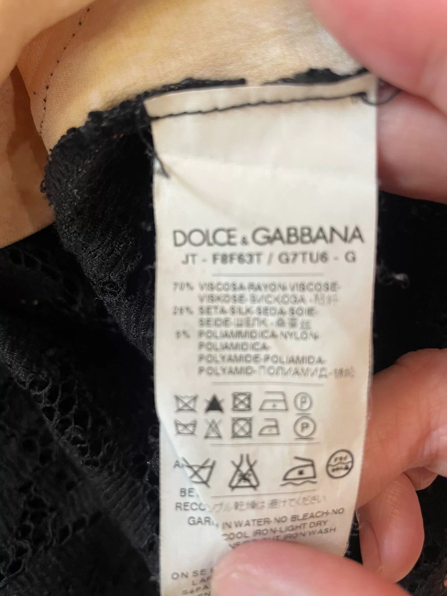 Dolce & Gabbana Dolce & Gabbana Vintage Lace Piece Size S / US 4 / IT 40 - 5 Thumbnail