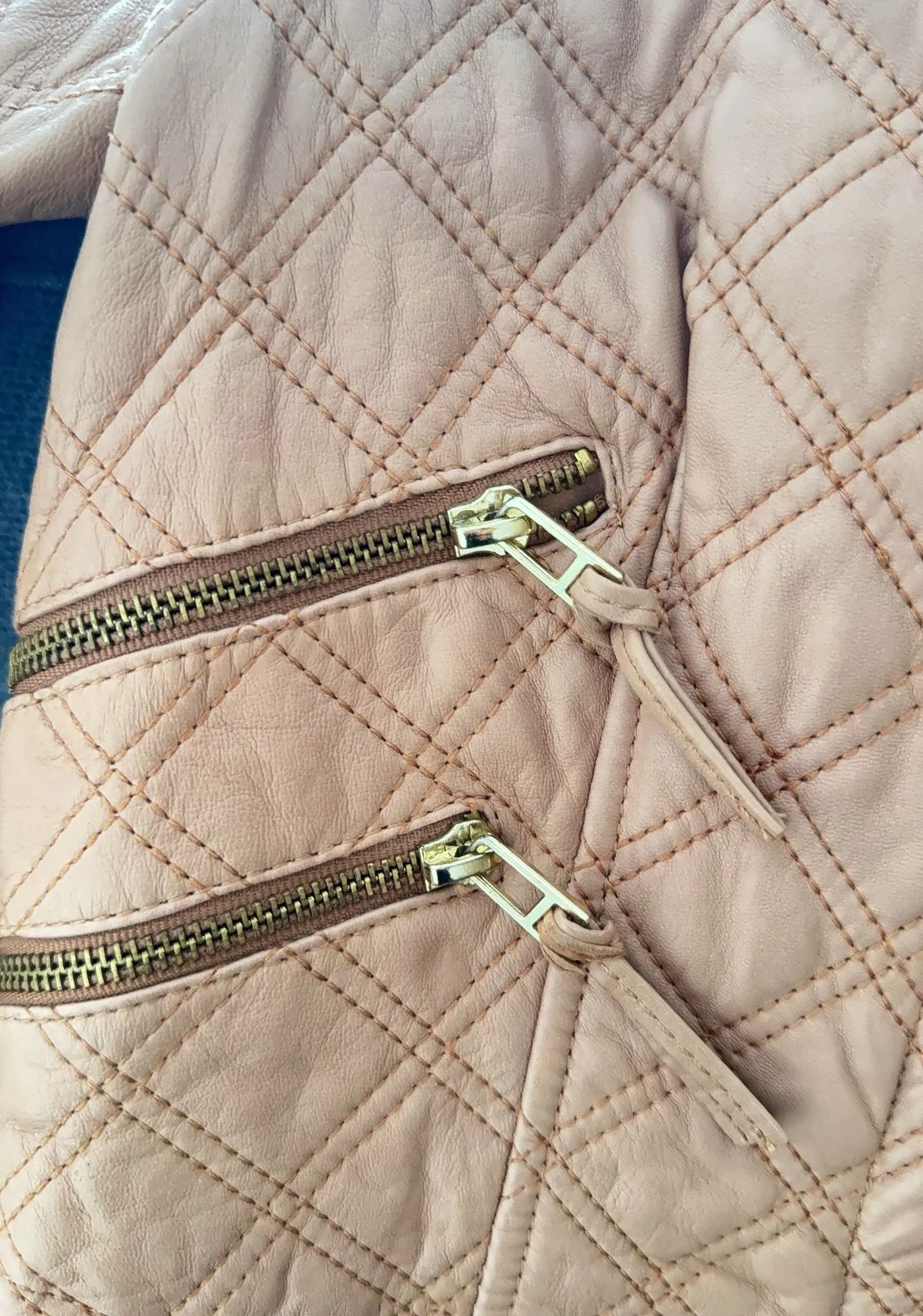 Zara Zara Quilted lambskin jacket Leather Jacket Size M / US 6-8 / IT 42-44 - 5 Thumbnail