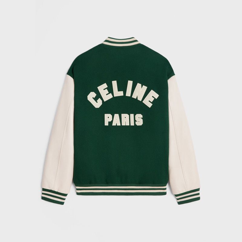 Celine celine loose teddy jacket in textured wool green Size US XS / EU 42 / 0 - 2 Thumbnail