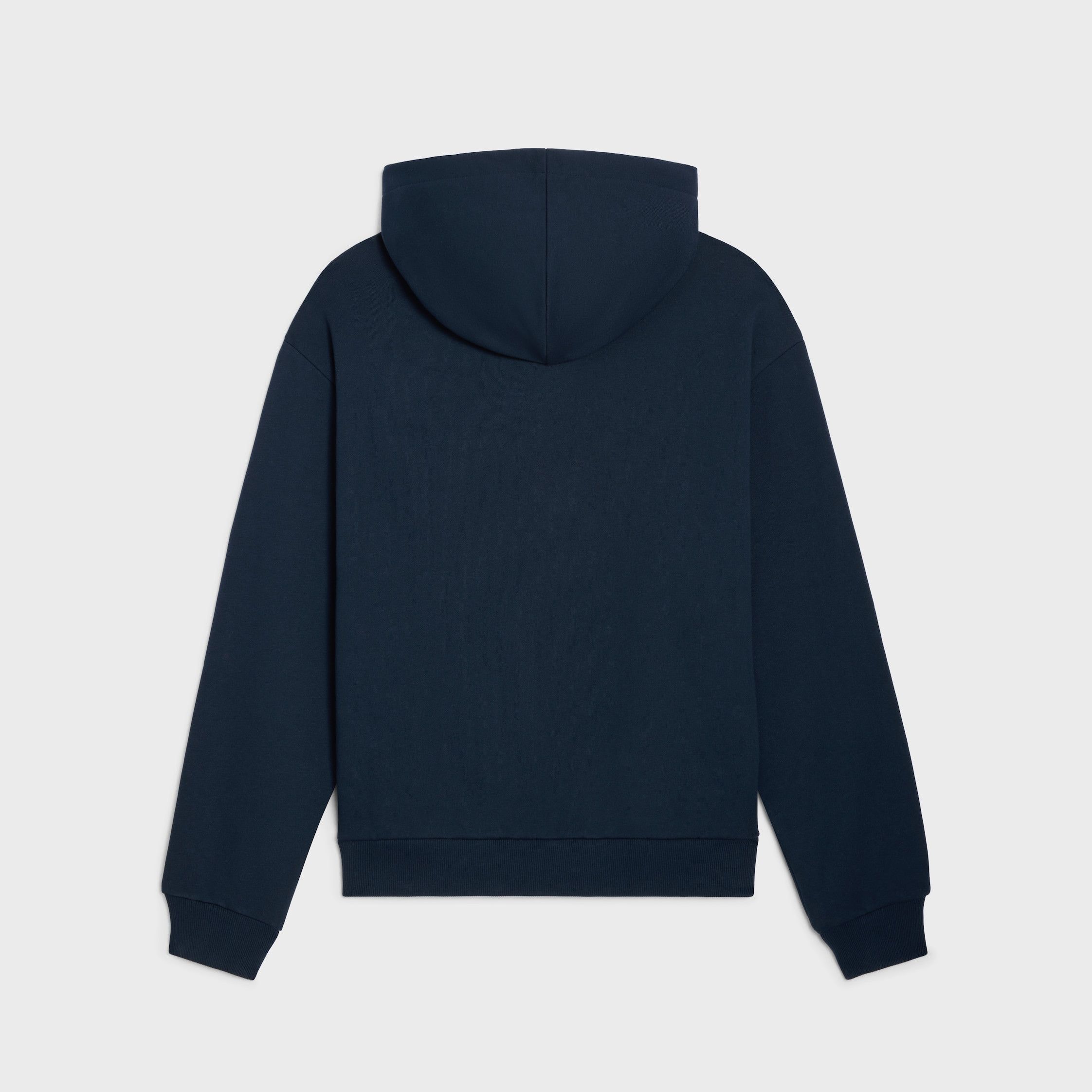 Celine BRIGHT YOUNG LOOSE HOODIE IN COTTON FLEECE NAVY/YELLOW Size US XXL / EU 58 / 5 - 2 Thumbnail