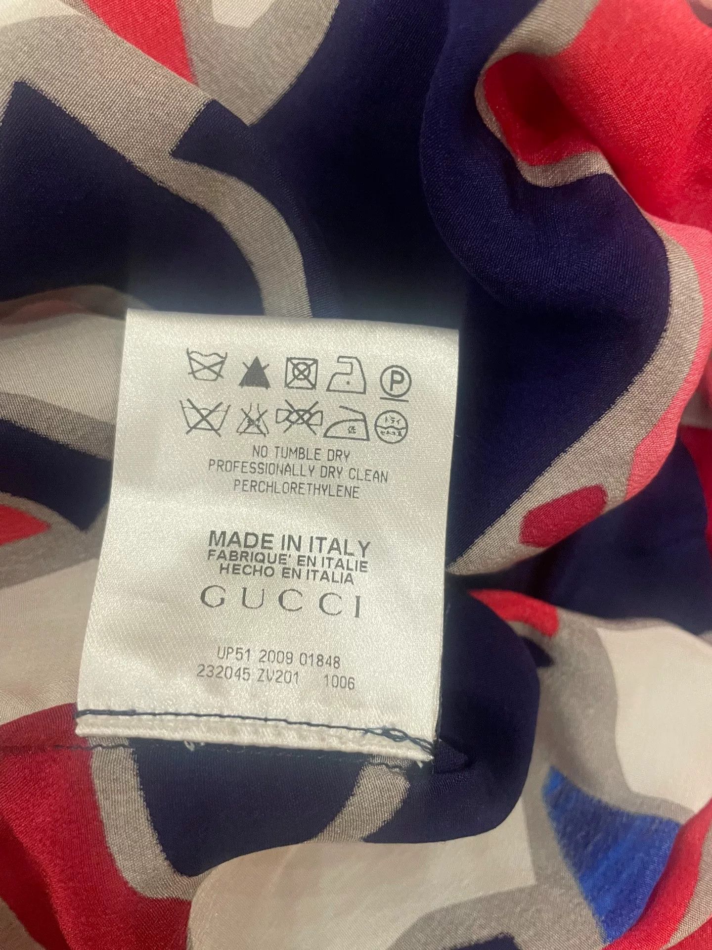 Gucci Gucci Silk Scarf Collar Top S Size ONE SIZE - 3 Thumbnail