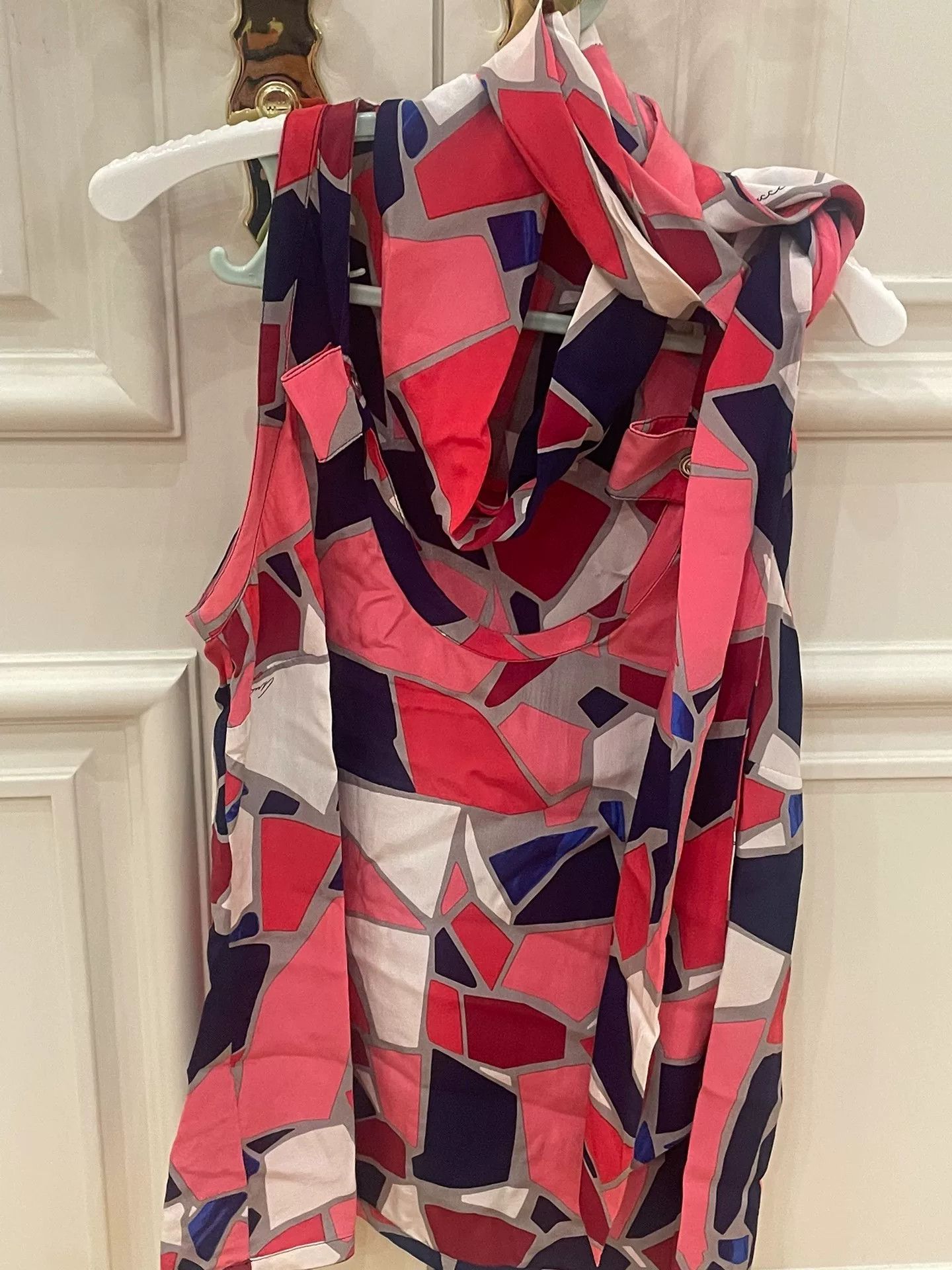 Gucci Gucci Silk Scarf Collar Top S Size ONE SIZE - 5 Thumbnail