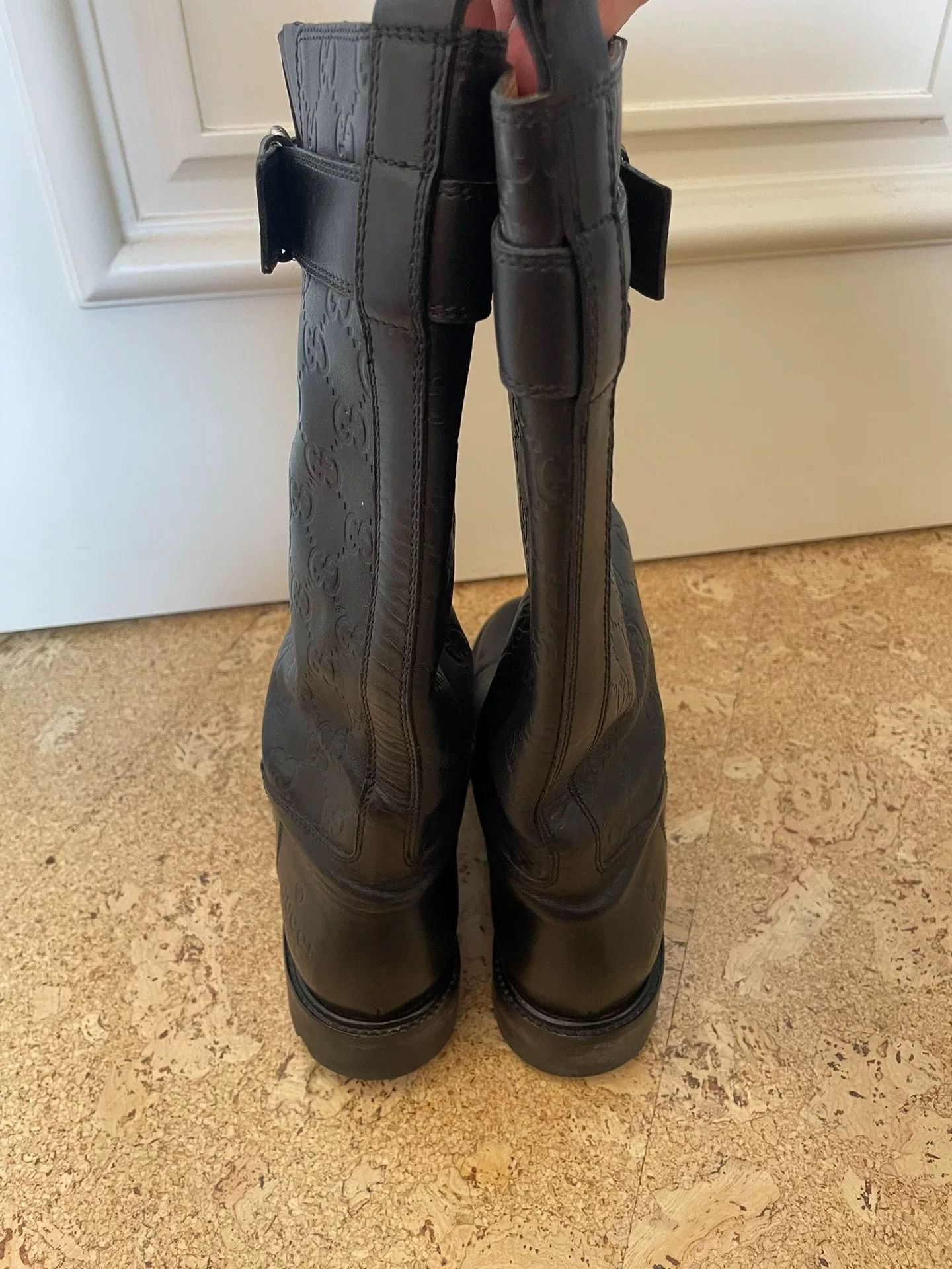 Gucci Gucci Leather Boots Size 37.5 Size US 6.5 / IT 36.5 - 2 Thumbnail