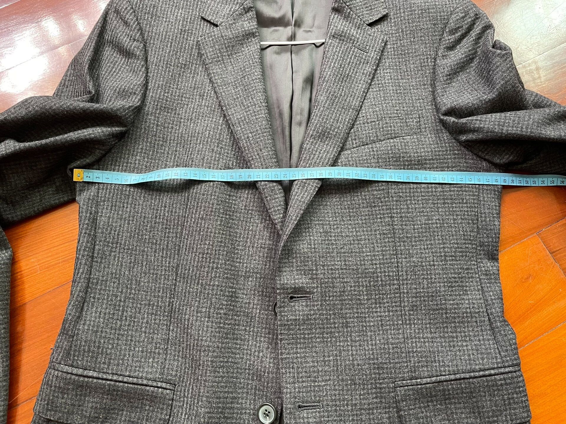 Lanvin Lanvin Men's Wool Prince Check Suit Size US S / EU 44-46 / 1 - 8 Thumbnail