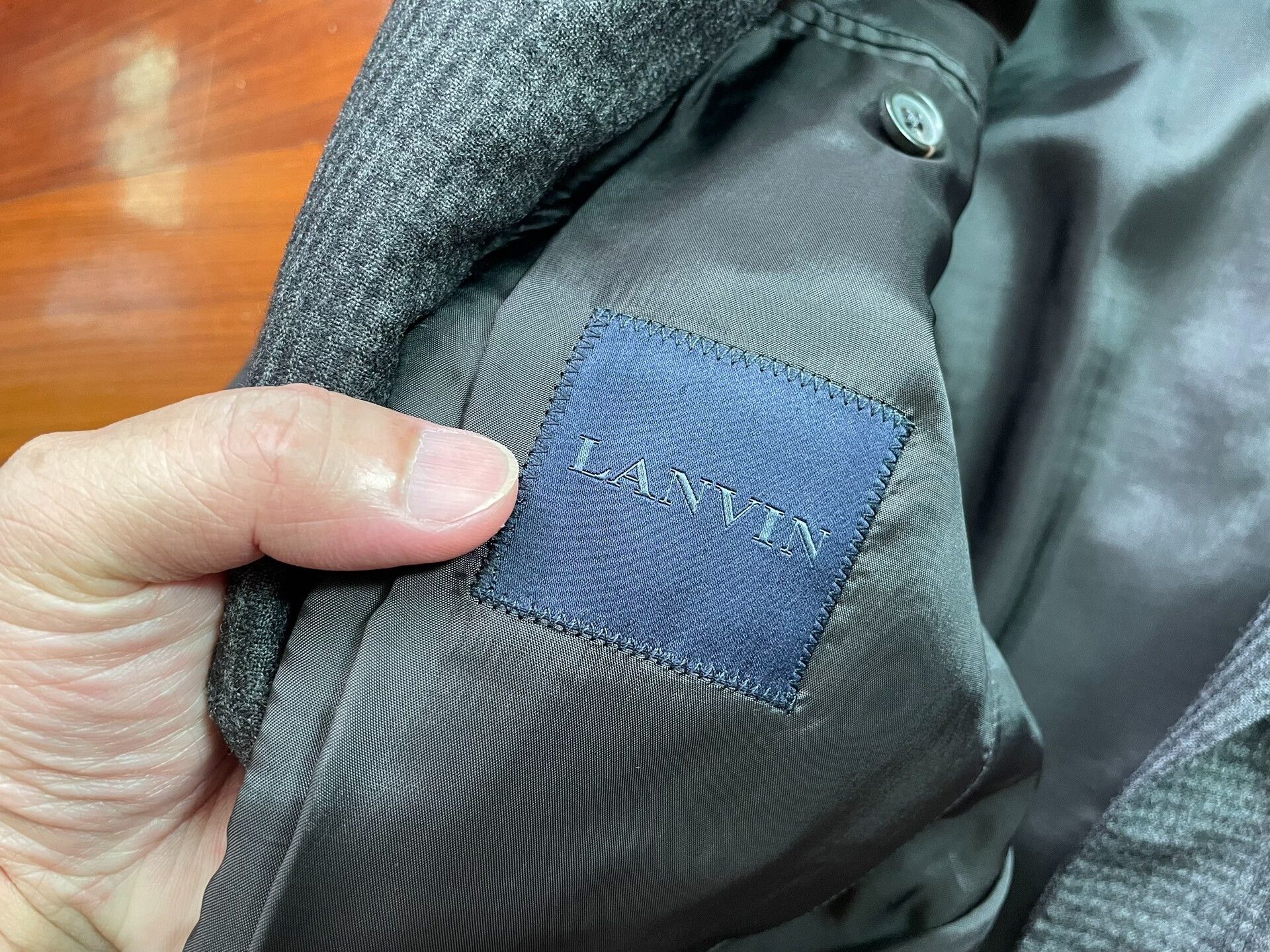 Lanvin Lanvin Men's Wool Prince Check Suit Size US S / EU 44-46 / 1 - 5 Thumbnail