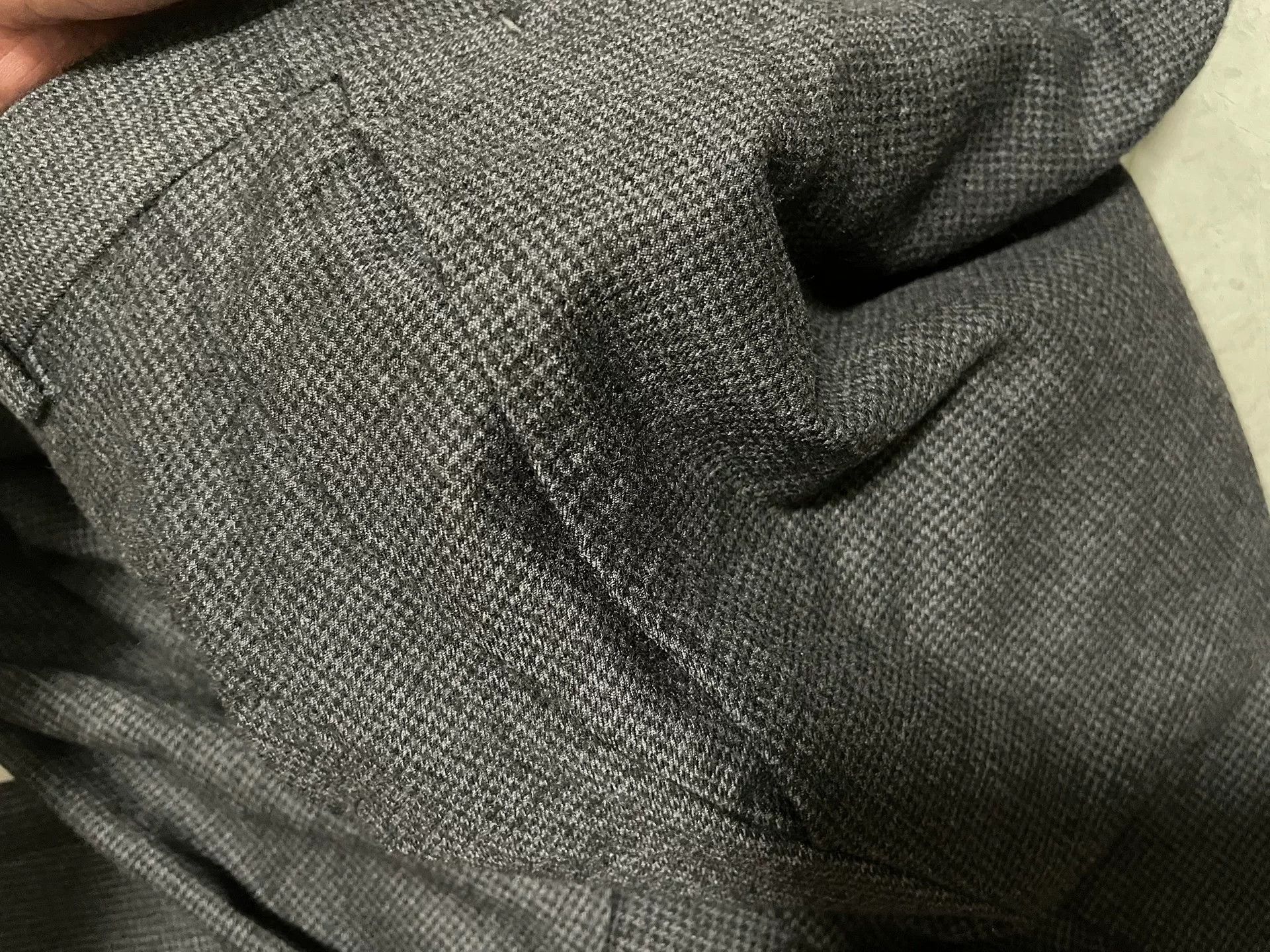 Alfred Dunhill Dunhill Men's Herringbone Wool Trousers Size US 32 / EU 48 - 3 Thumbnail