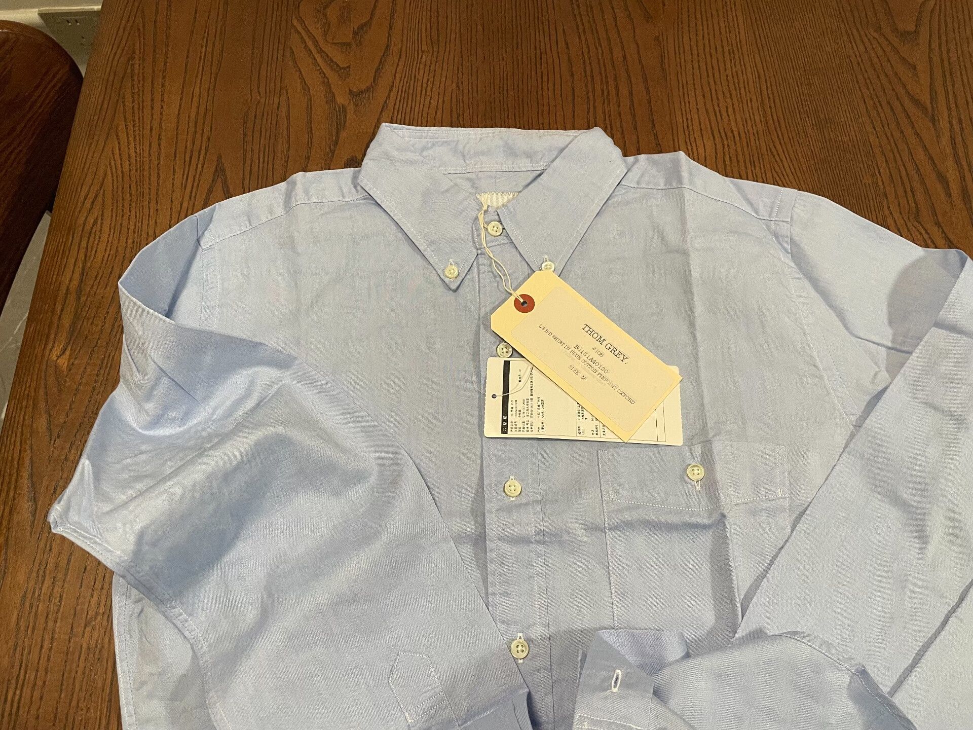 Thom Browne Thom Browne Thom Grey M Casual Shirt Size US M / EU 48-50 / 2 - 3 Thumbnail