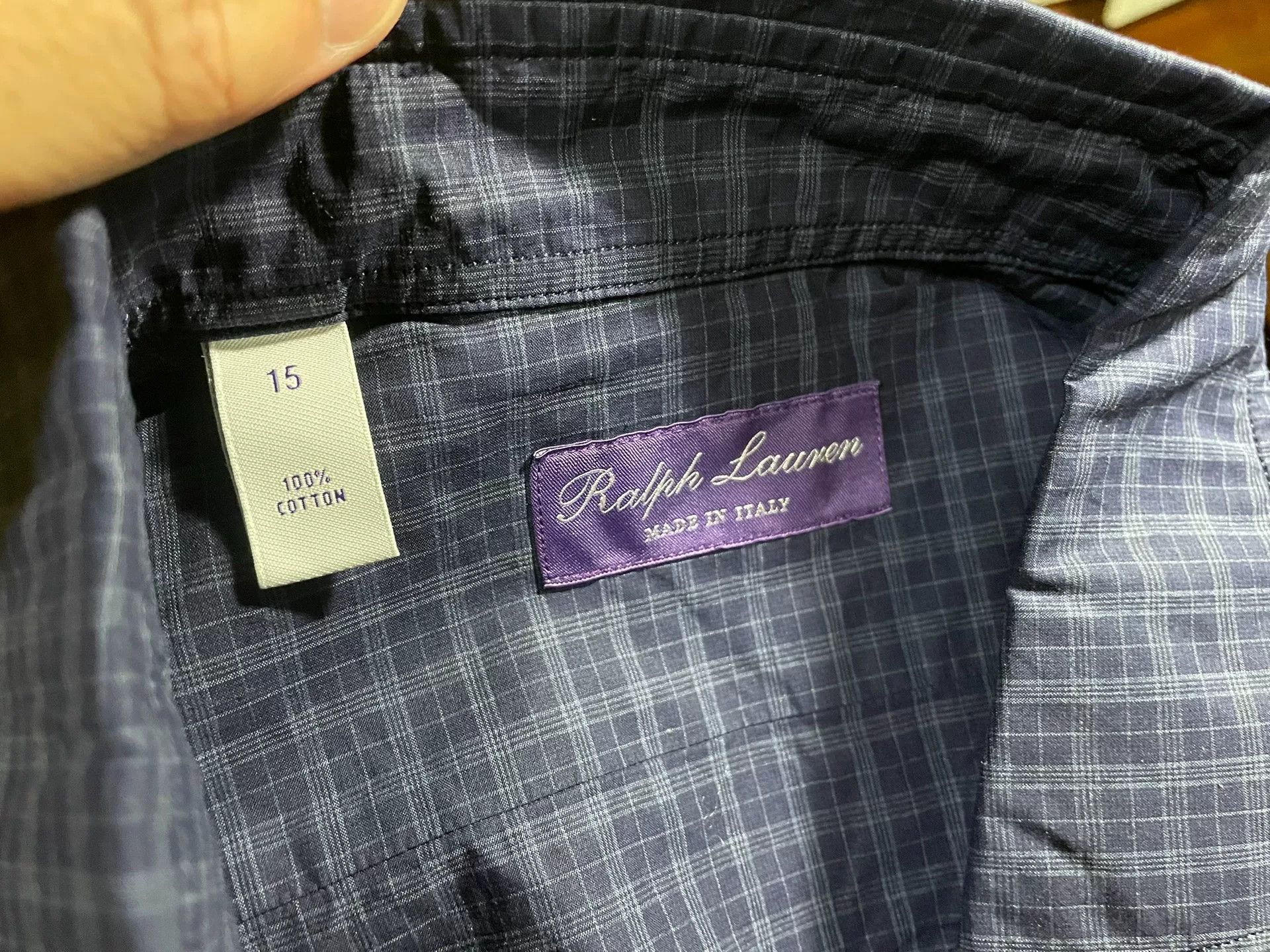 Ralph Lauren Purple Label Ralph Lauren Purple Label Men's Shirt Size US M / EU 48-50 / 2 - 3 Thumbnail
