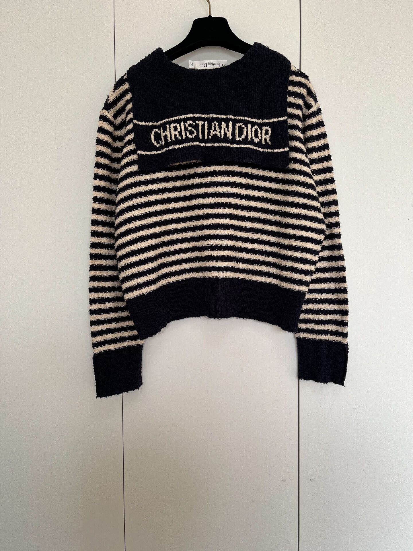 Dior Dior Navy Collar Top Size M / US 6-8 / IT 42-44 - 2 Thumbnail