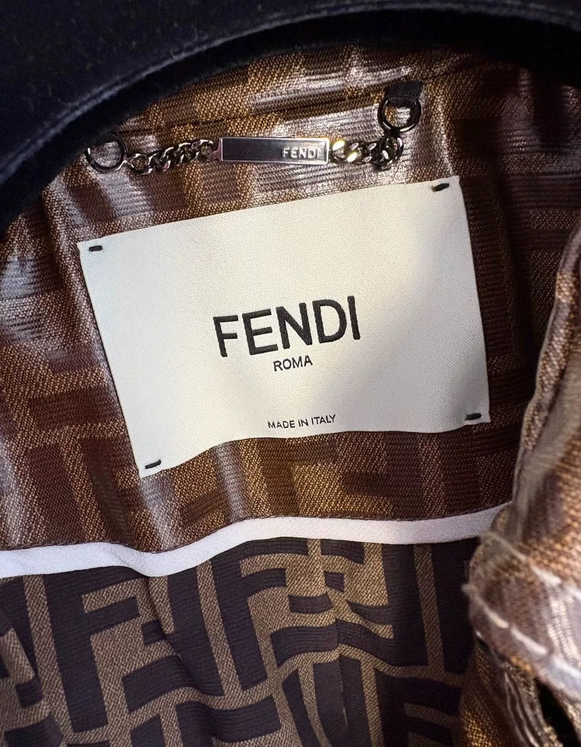 Fendi Fendi Monogram Trench Coat Size US XS / EU 42 / 0 - 5 Thumbnail