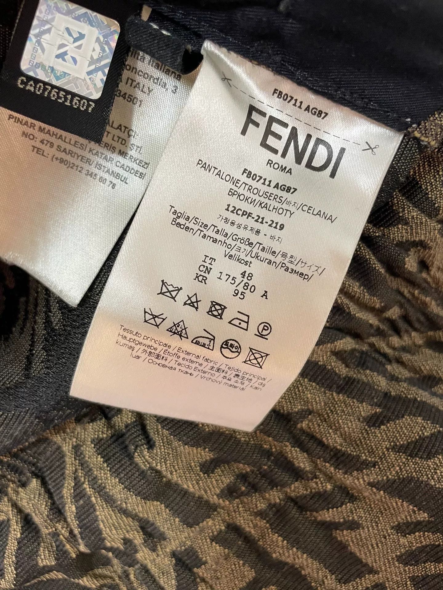 Fendi Fendi All-Over Print Casual Pants Size US 32 / EU 48 - 3 Thumbnail