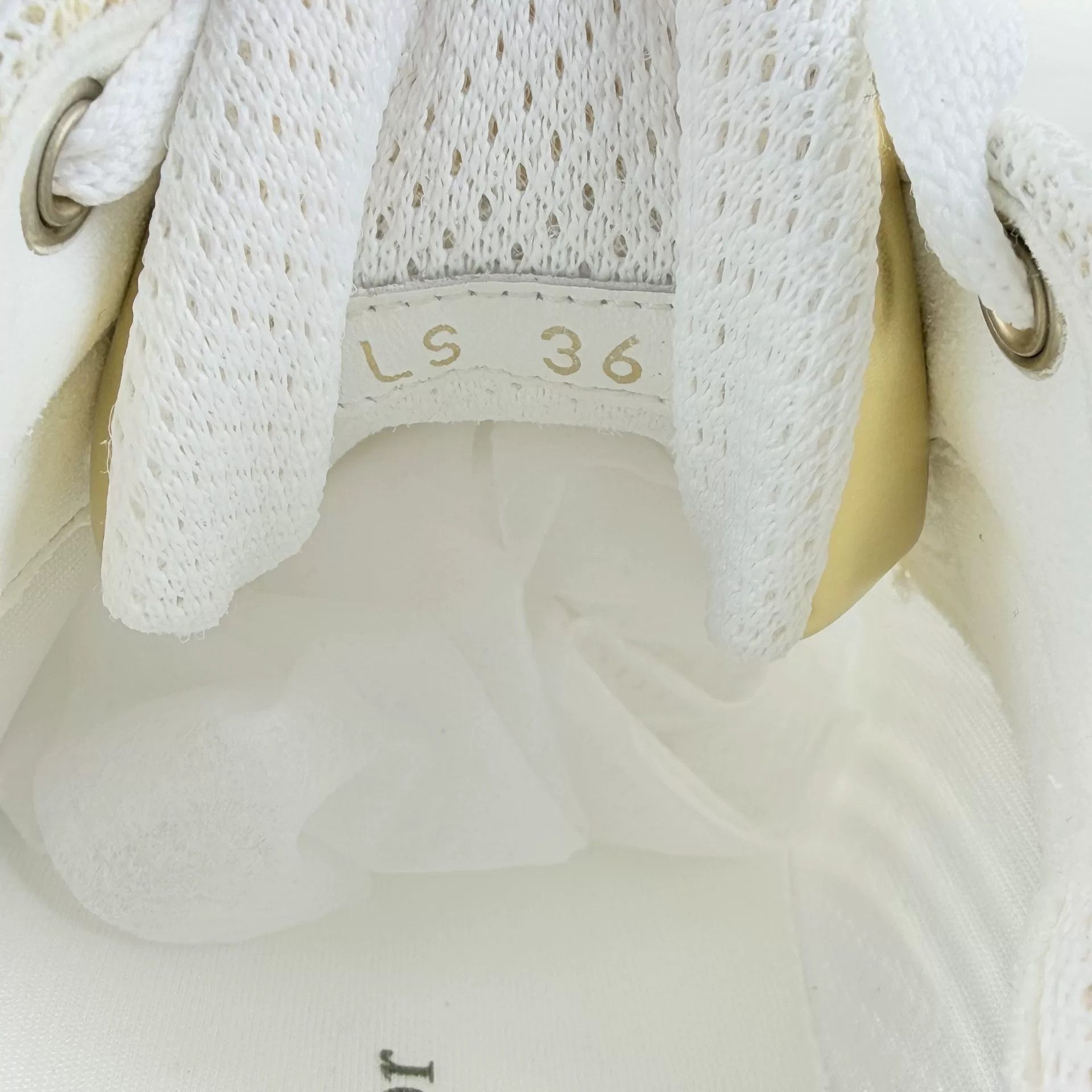 Dior Dior Vibe White Gold Monogram Sneakers Size US 5 / IT 35 - 7 Thumbnail