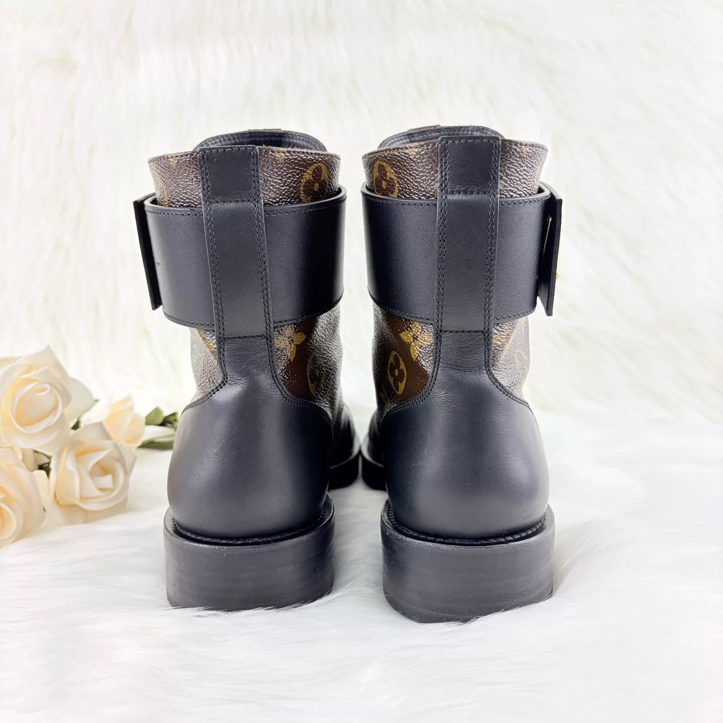 Louis Vuitton LV Monogram Martin Boots Size US 8 / IT 38 - 3 Thumbnail