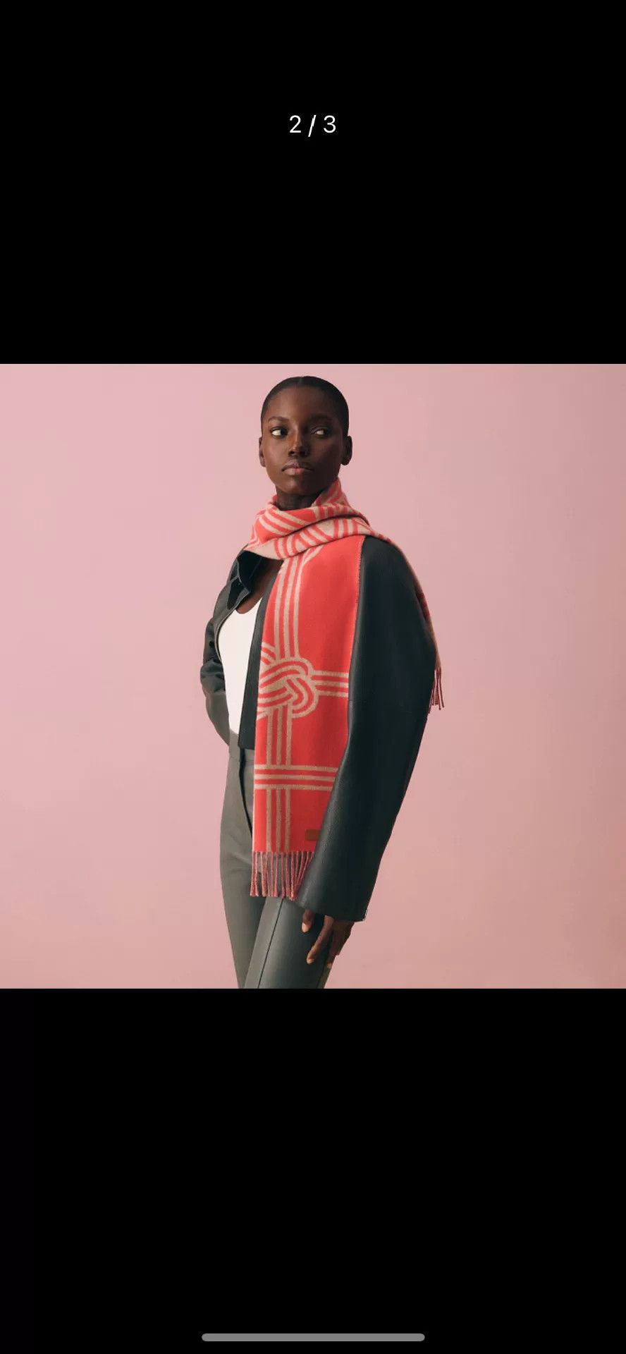Hermes Hermes Petite Casaque Cashmere Scarf Size ONE SIZE - 3 Thumbnail
