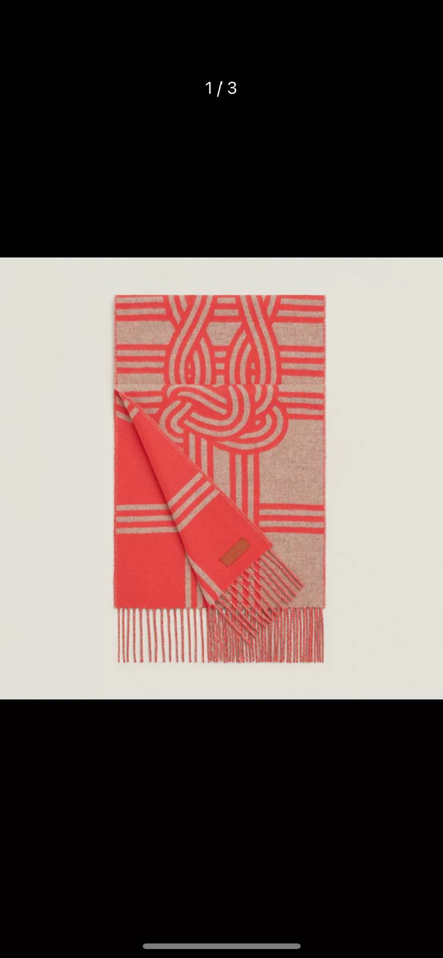 Hermes Hermes Petite Casaque Cashmere Scarf Size ONE SIZE - 4 Thumbnail