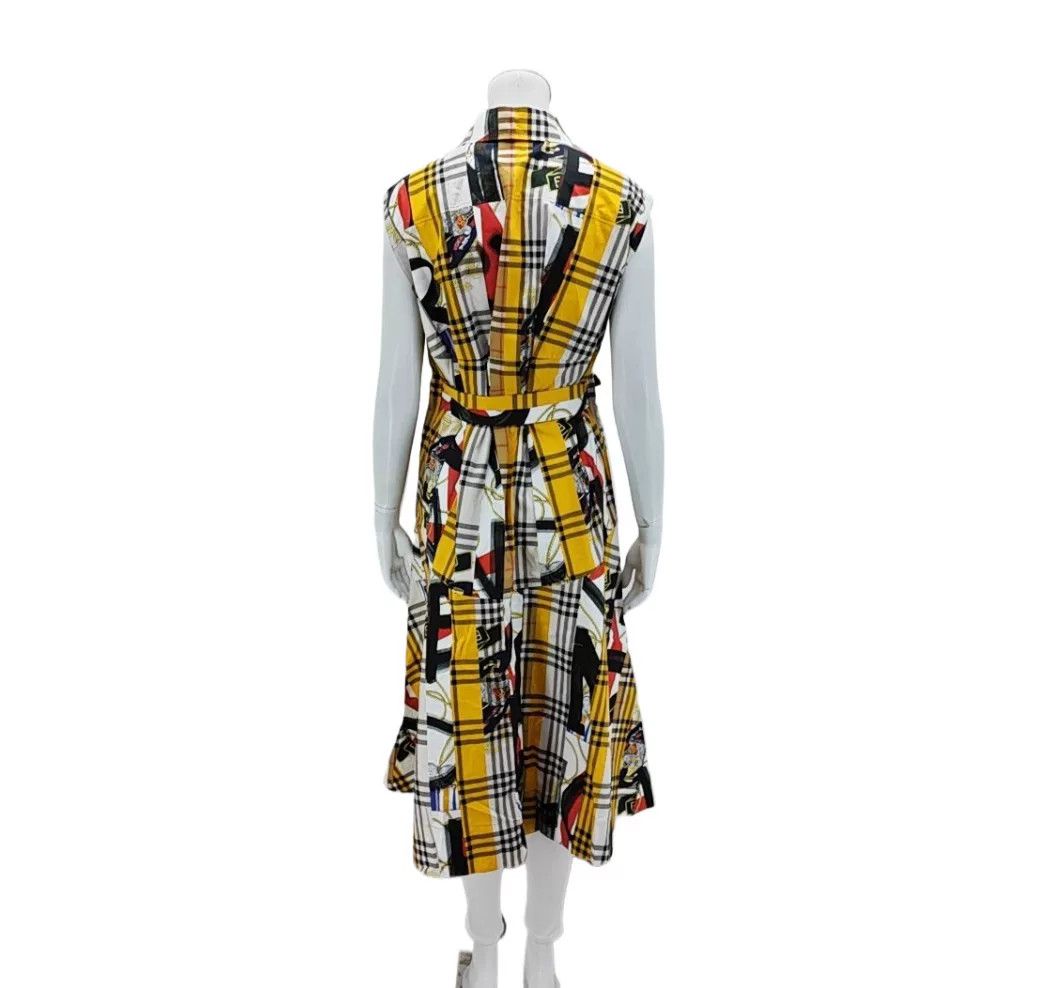 Burberry Burberry Yellow Plaid Dress UK6 Size XXS / US 00 / IT 34 - 2 Thumbnail