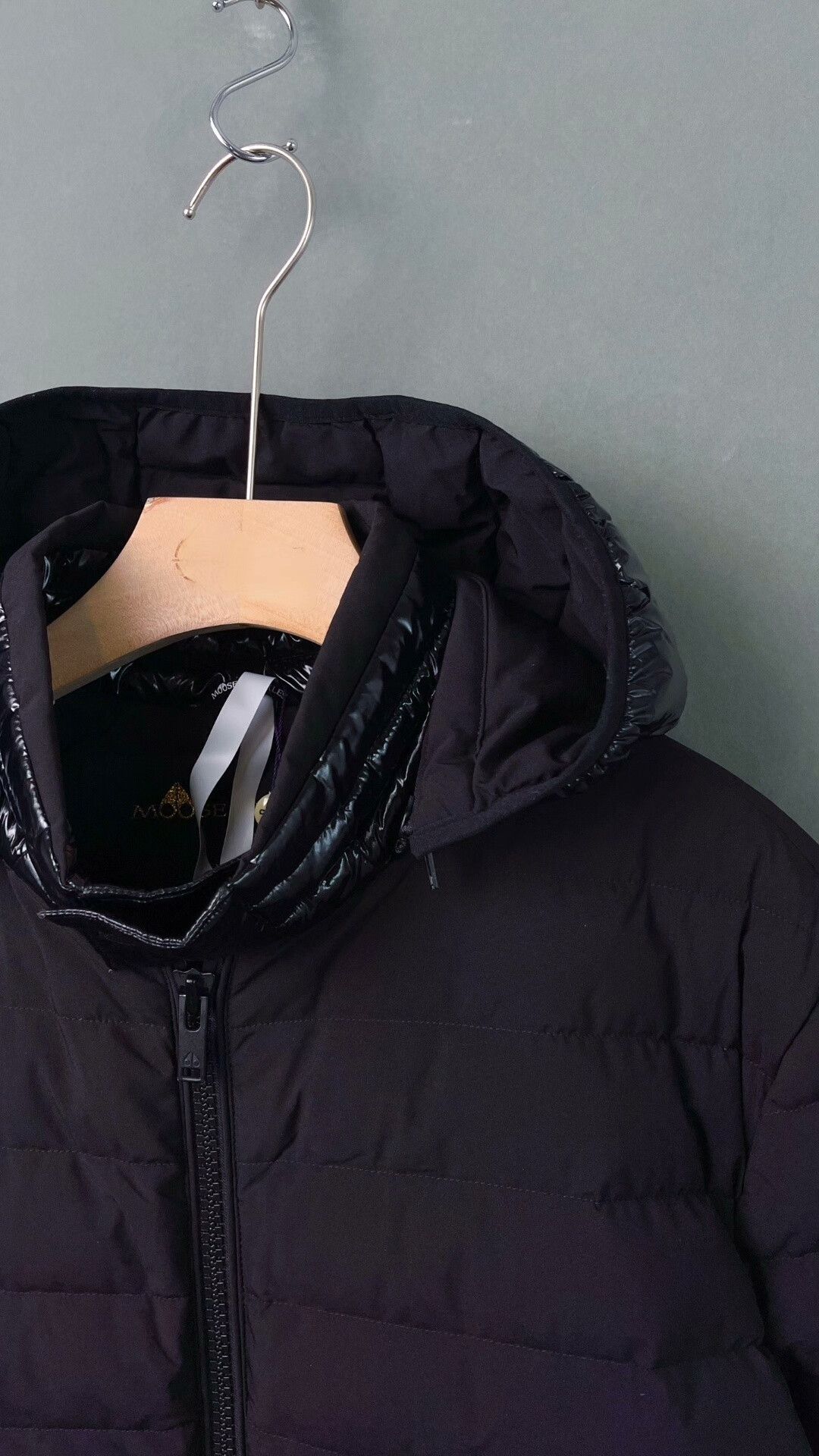 Moose Knuckles Moose Knuckles Black Zip Hooded Down Jacket XL Size US XL / EU 56 / 4 - 3 Thumbnail