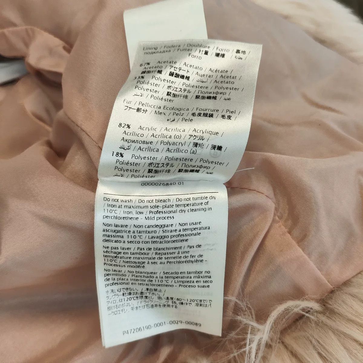 Valentino Valentino Fur Coat Light Pink Size 38 Size S / US 4 / IT 40 - 7 Thumbnail