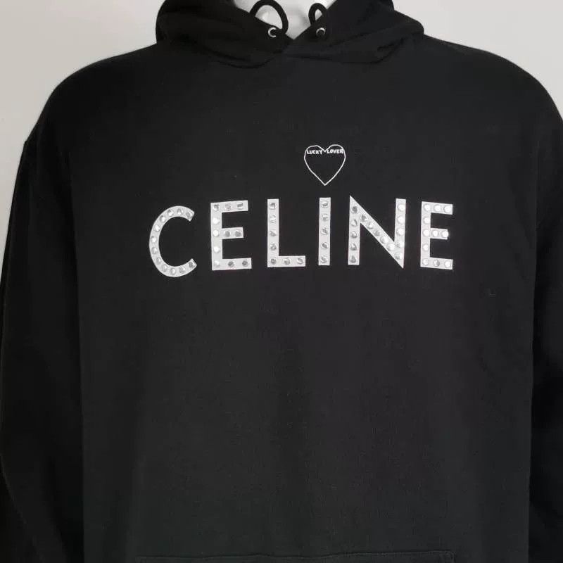 Celine Celine Cotton Logo Hoodie S Size Size US S / EU 44-46 / 1 - 3 Thumbnail