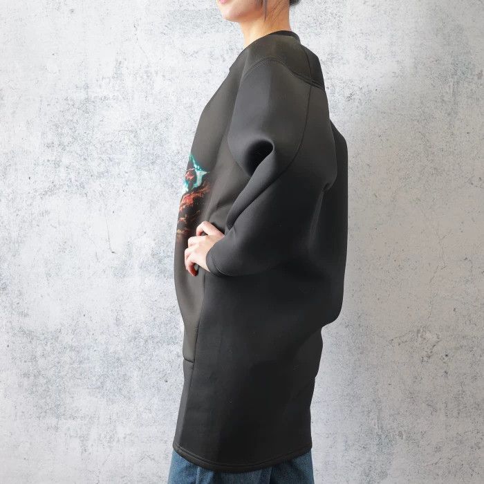 Balenciaga BALENCIAGA Black Crewneck Mid-Length Sweatshirt Size XS / US 0-2 / IT 36-38 - 3 Thumbnail