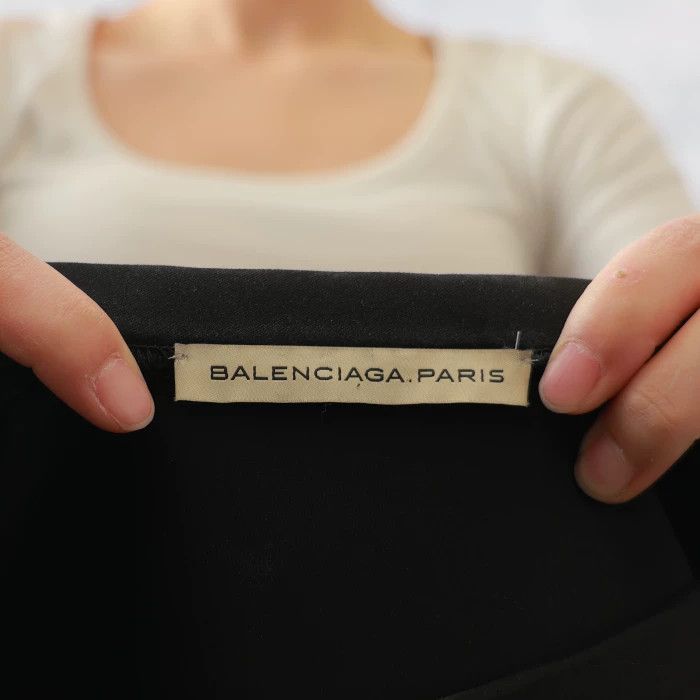 Balenciaga BALENCIAGA Black Crewneck Mid-Length Sweatshirt Size XS / US 0-2 / IT 36-38 - 6 Thumbnail