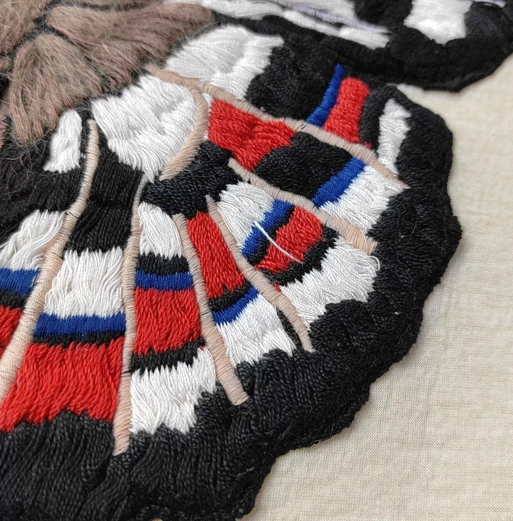 Gucci Gucci Hand-Embroidered Space Cotton Sweatshirt M Size US M / EU 48-50 / 2 - 5 Thumbnail
