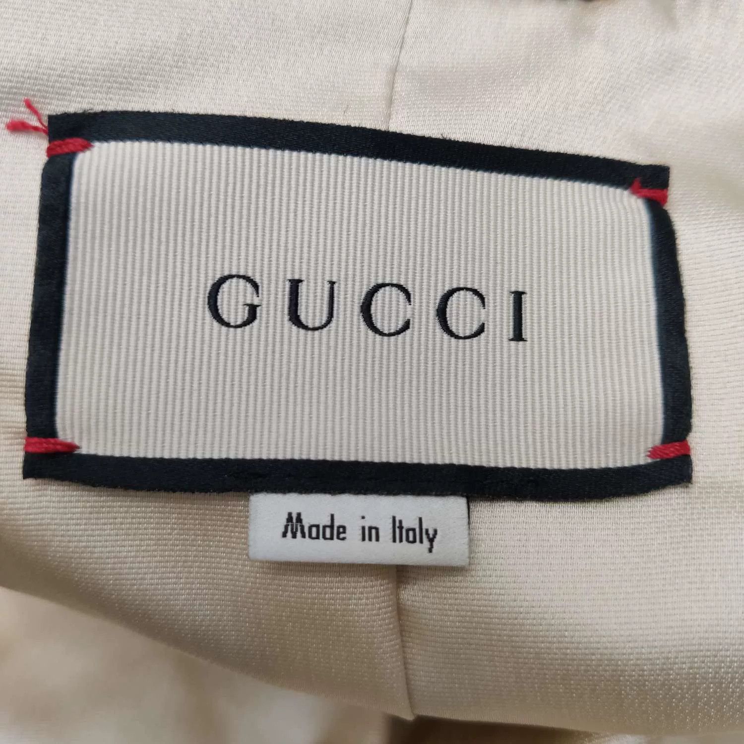 Gucci Gucci Pearl Embellished Lapel Long Sleeve Coat Size S / US 4 / IT 40 - 3 Thumbnail