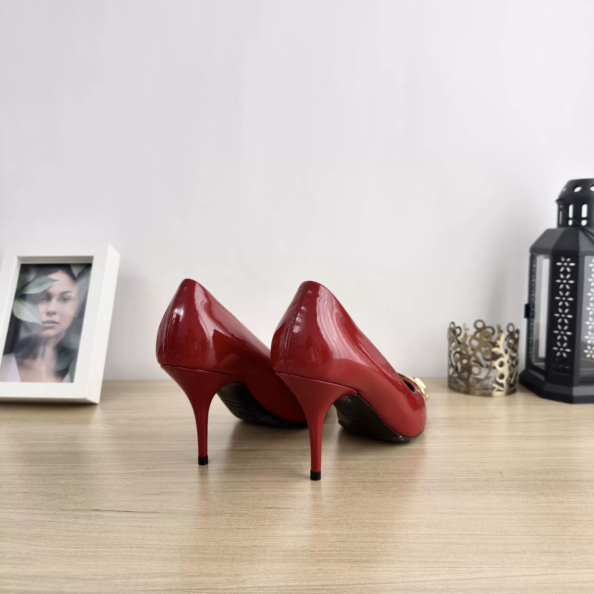 Balenciaga Balenciaga Red Patent Leather Heels Size US 6 / IT 36 - 4 Thumbnail