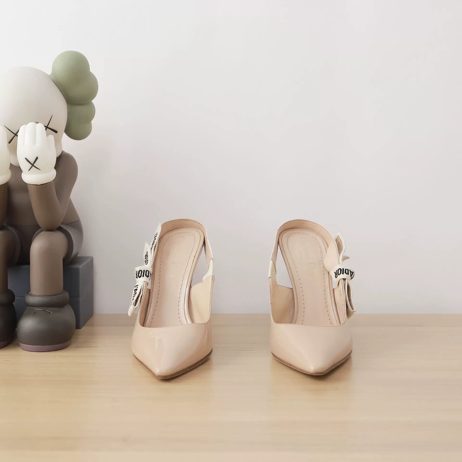 Dior Dior J'Adior Nude Fabric Strap Heels Size US 6 / IT 36 - 4 Thumbnail