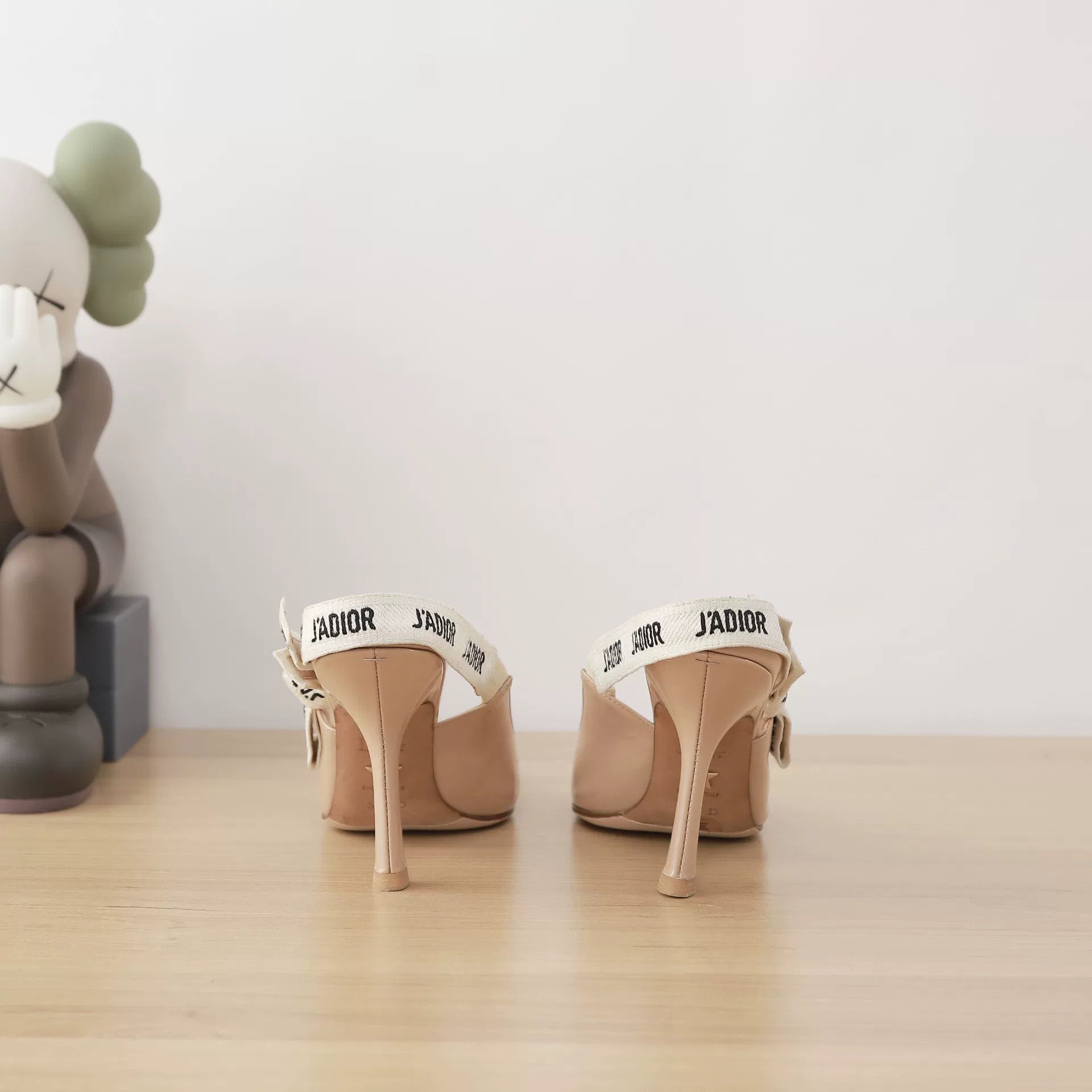 Dior Dior J'Adior Nude Fabric Strap Heels Size US 6 / IT 36 - 6 Thumbnail