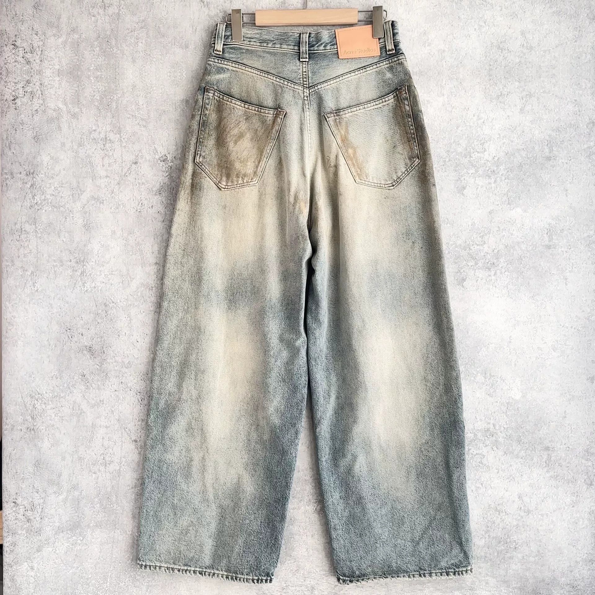 Acne Studios Acne Studios Distressed Blue Jeans Size 23" - 2 Thumbnail