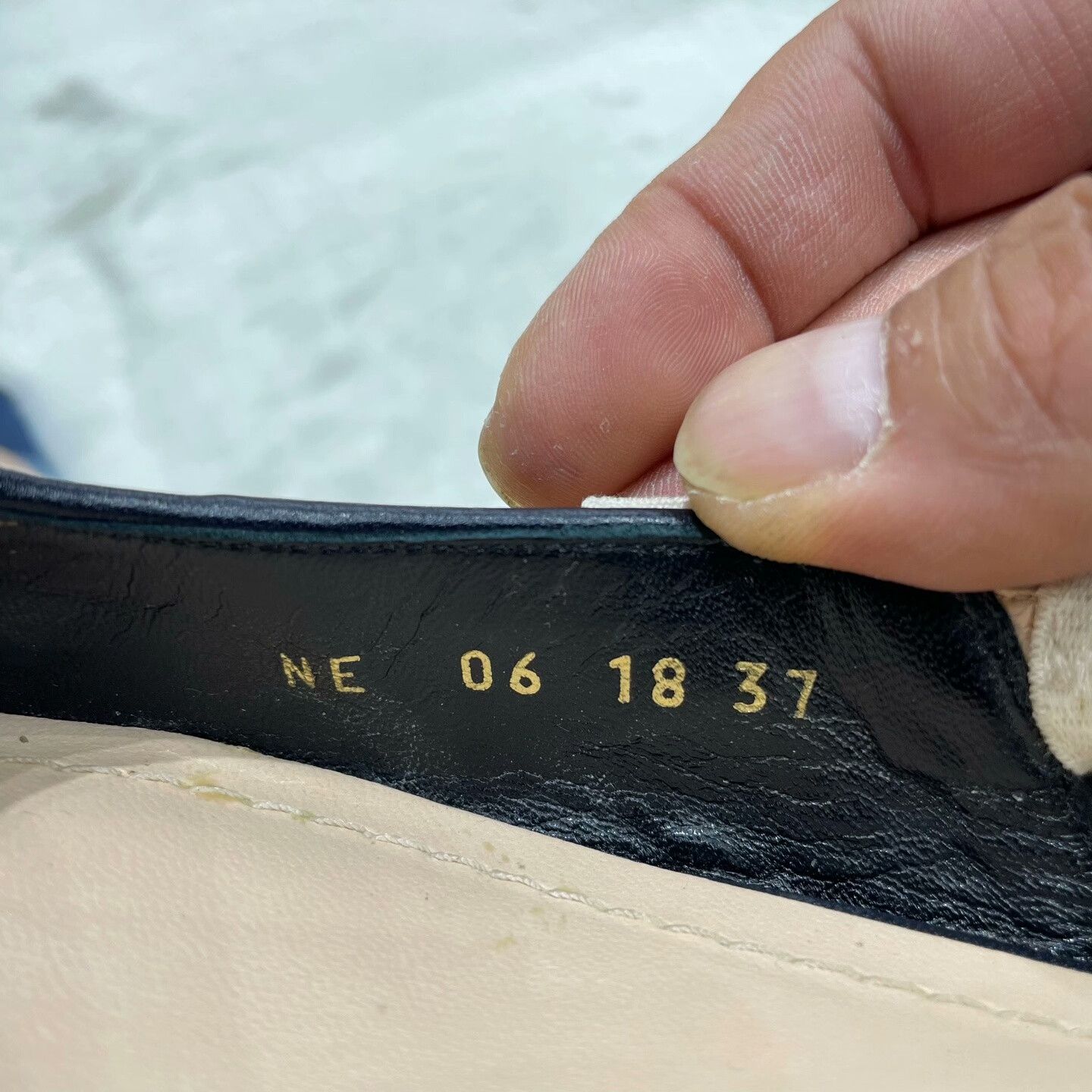 Dior Dior J'Adior Denim Blue Ballet Flats Size US 6 / IT 36 - 8 Thumbnail