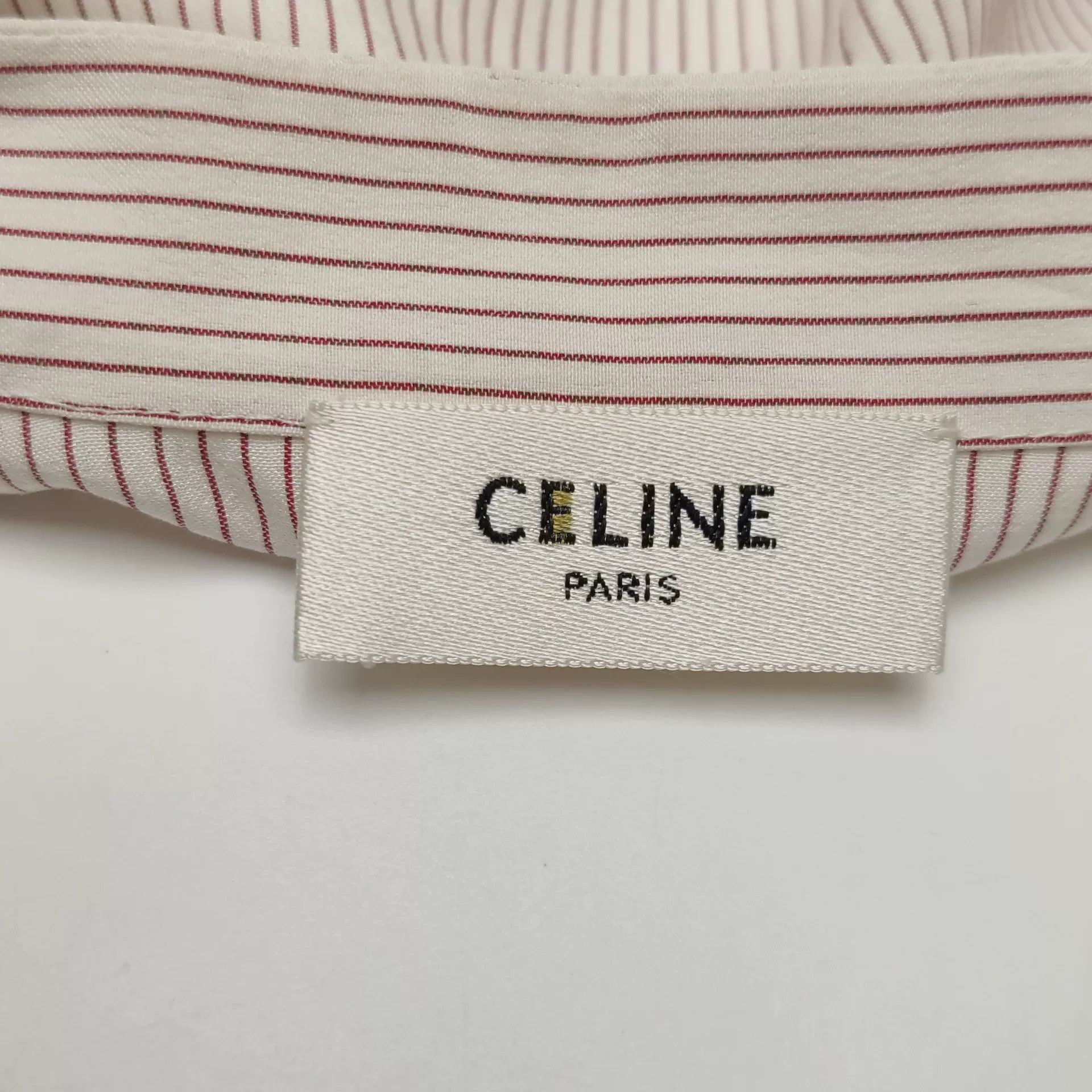 Celine Celine Silk Colorblock Stripe Shirt 38 Size S / US 4 / IT 40 - 9 Thumbnail
