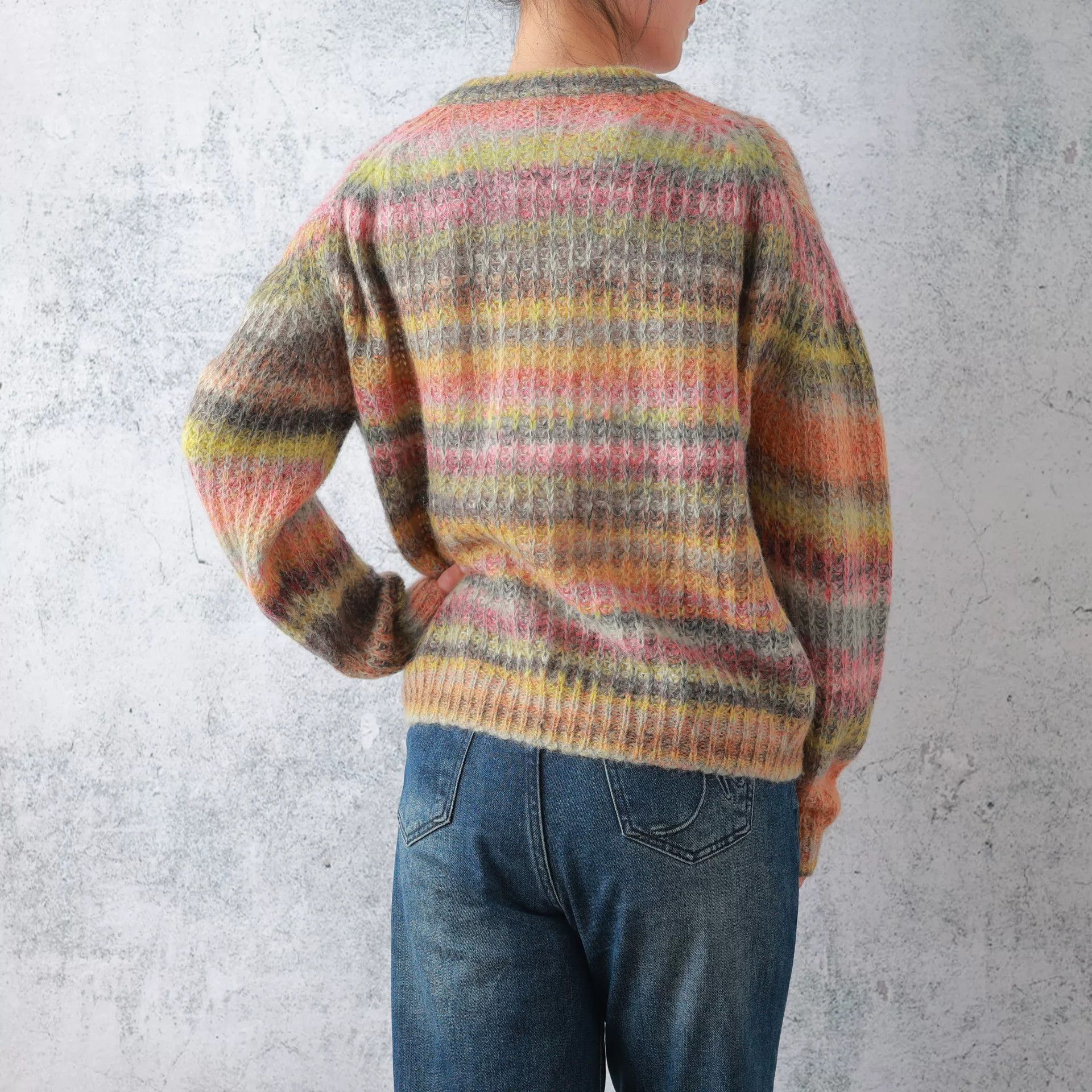 Acne Studios Acne Studios Rainbow Stripe Mohair Top Size M / US 6-8 / IT 42-44 - 4 Thumbnail
