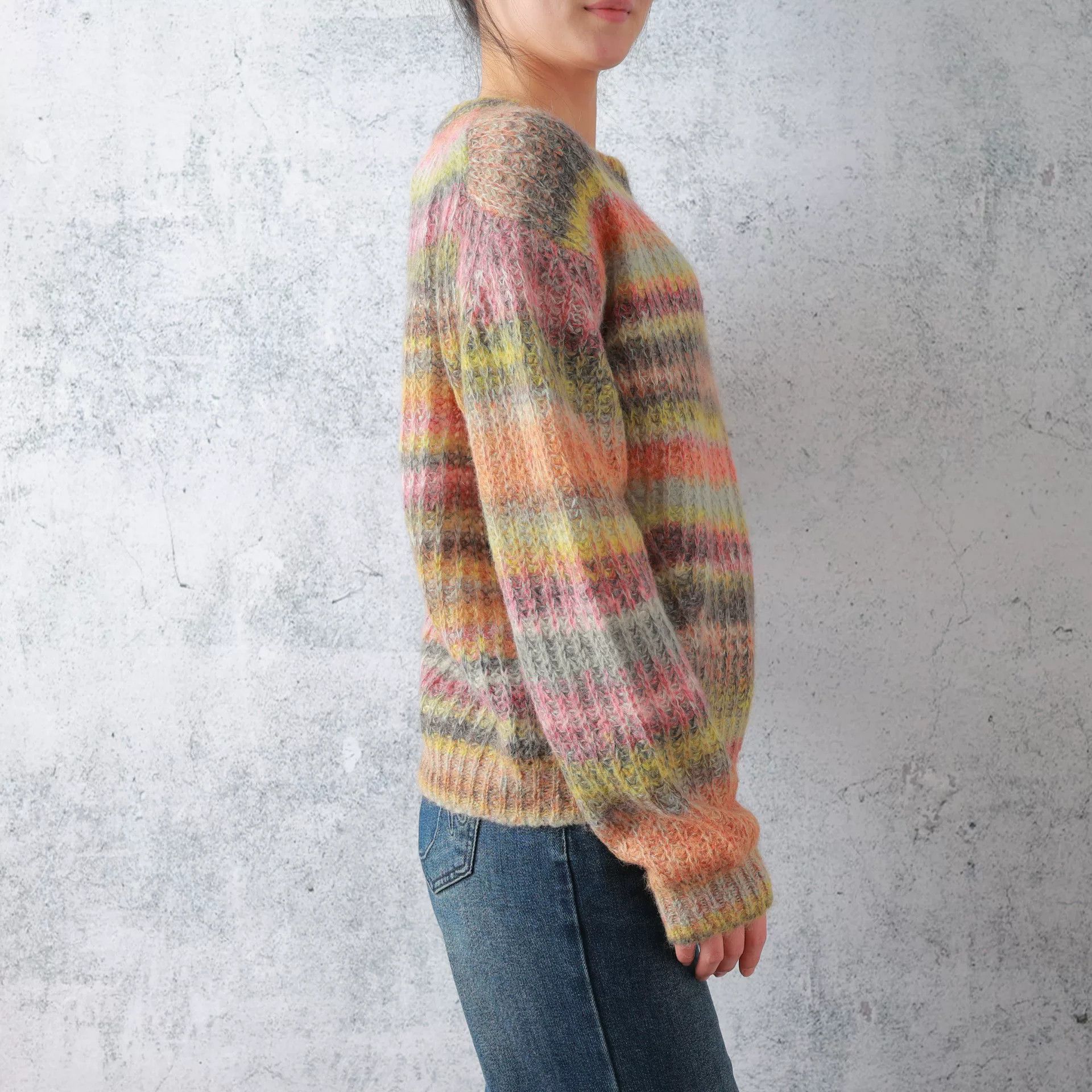 Acne Studios Acne Studios Rainbow Stripe Mohair Top Size M / US 6-8 / IT 42-44 - 2 Thumbnail