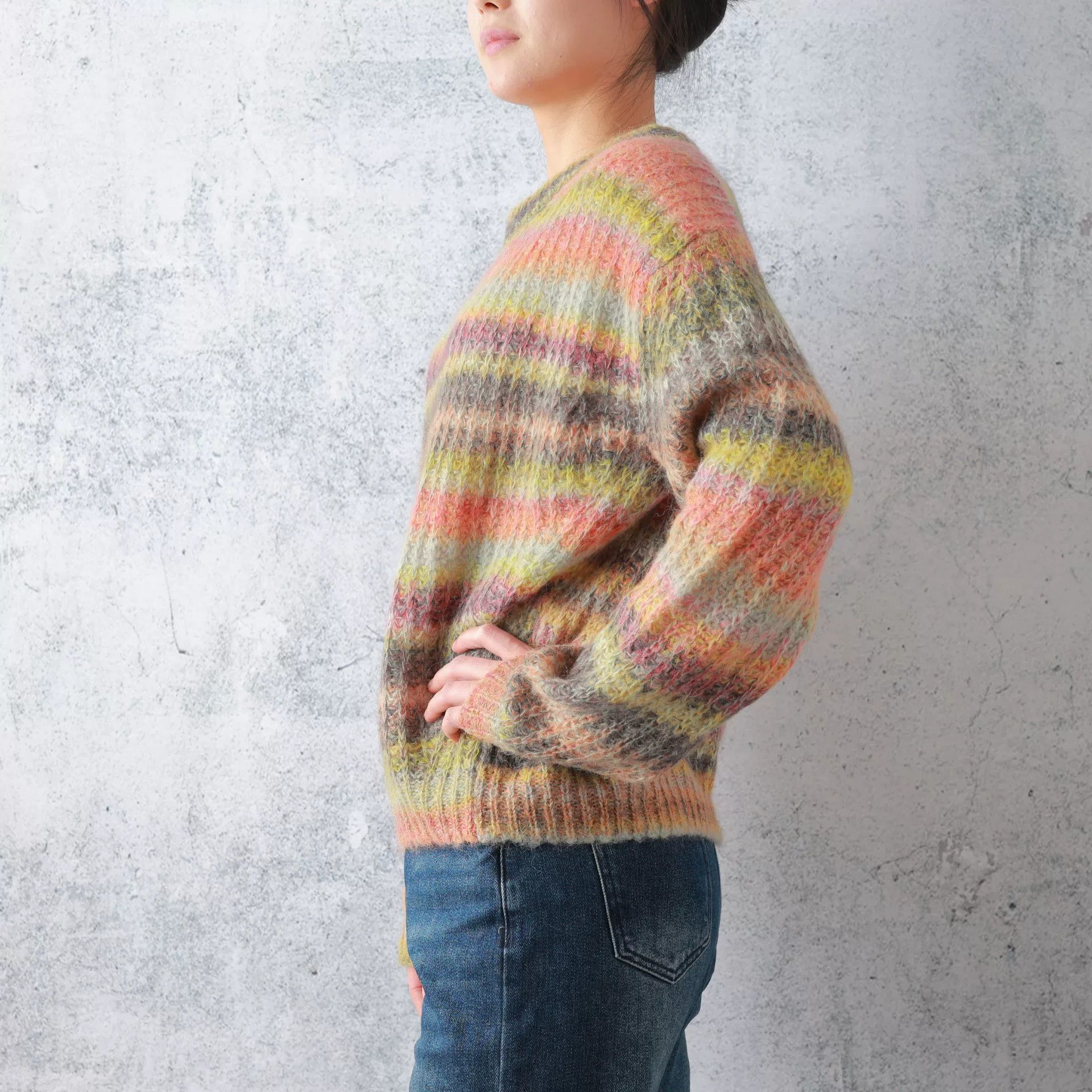 Acne Studios Acne Studios Rainbow Stripe Mohair Top Size M / US 6-8 / IT 42-44 - 5 Thumbnail