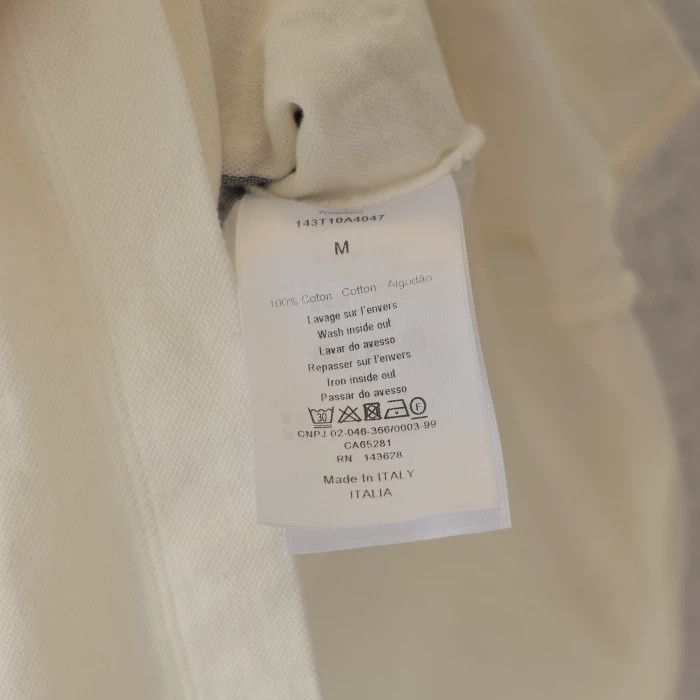 Dior DIOR White Cotton Short-Sleeve Polo Size US M / EU 48-50 / 2 - 5 Thumbnail