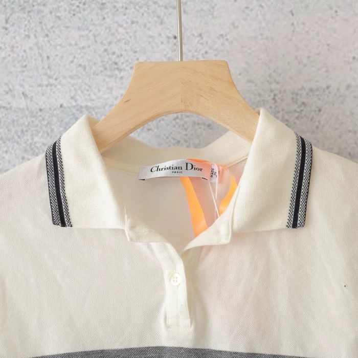 Dior DIOR White Cotton Short-Sleeve Polo Size US M / EU 48-50 / 2 - 2 Thumbnail